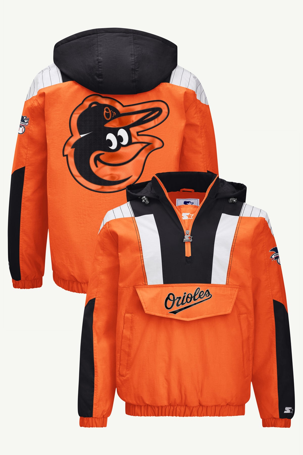 MENS BALTIMORE ORIOLES CLASSIC BREAKAWAY JACKET View 1 MENS BALTIMORE ORIOLES CLASSIC BREAKAWAY JACKET View 1