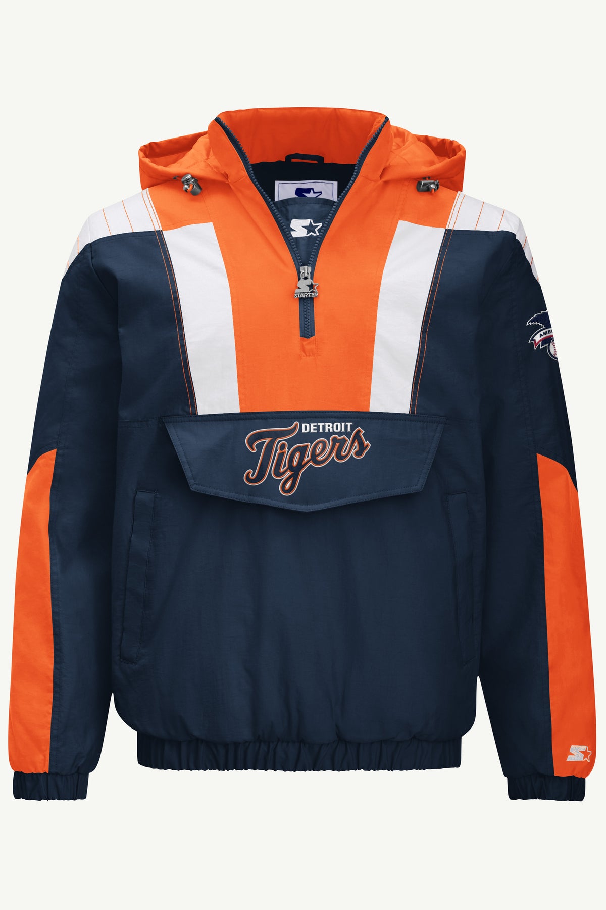 MENS DETROIT TIGERS CLASSIC BREAKAWAY JACKET View 2 MENS DETROIT TIGERS CLASSIC BREAKAWAY JACKET View 2