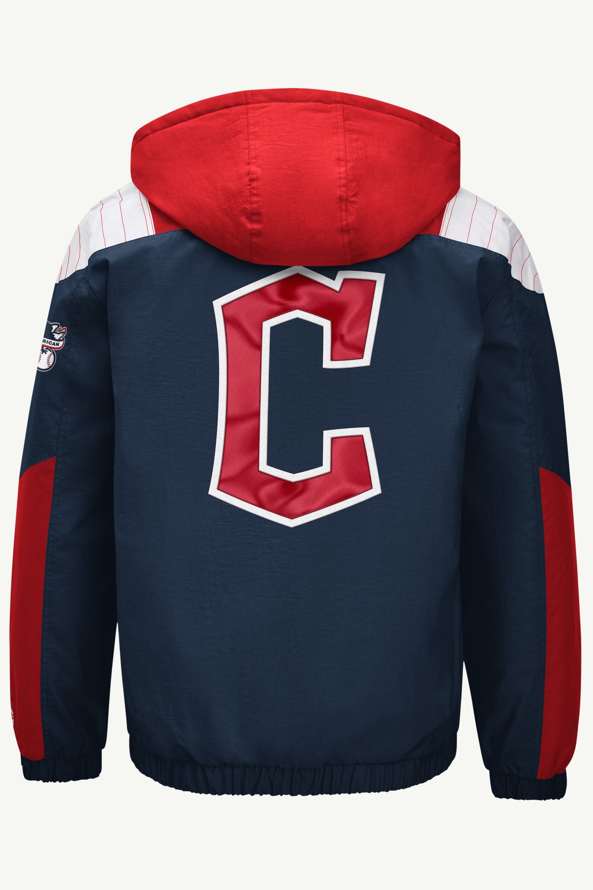 MENS CLEVELAND GUARDIANS CLASSIC BREAKAWAY JACKET View 3 MENS CLEVELAND GUARDIANS CLASSIC BREAKAWAY JACKET View 3