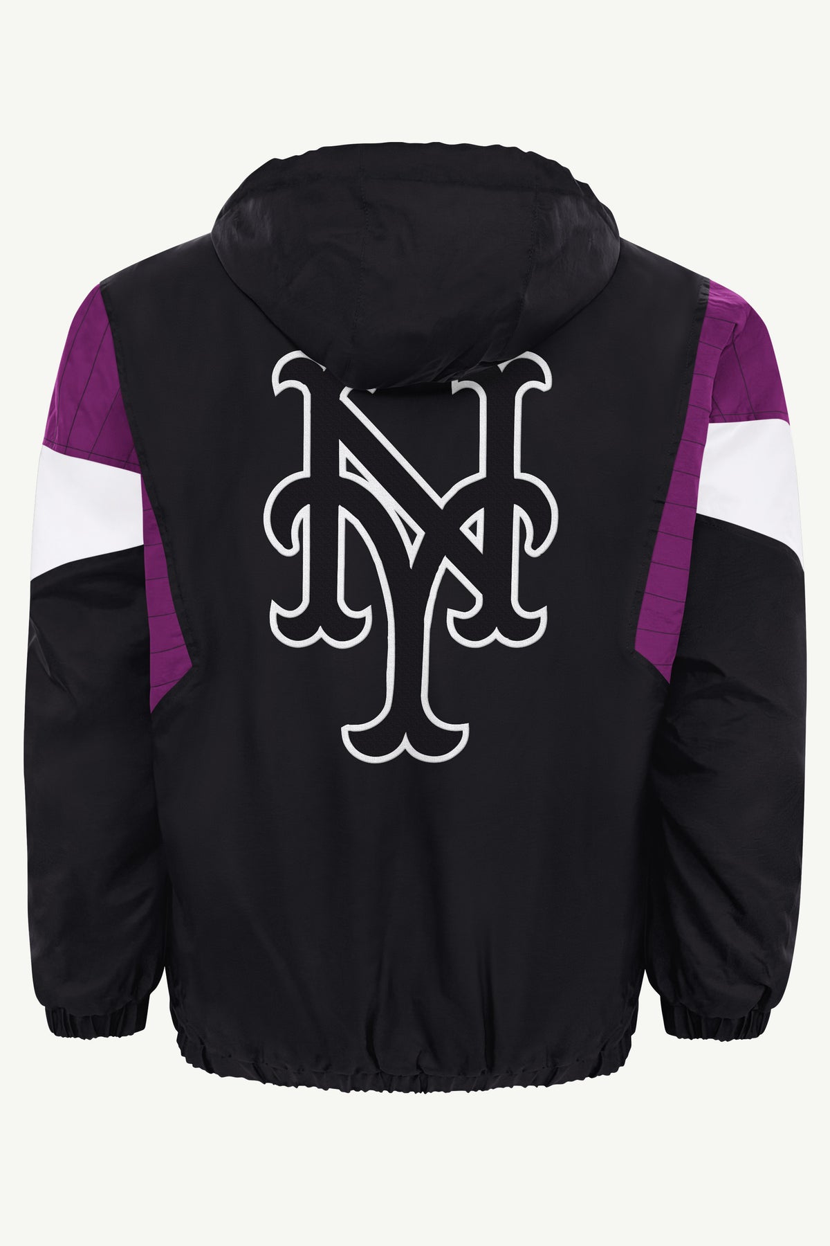 MENS NEW YORK METS BLACK BREAKAWAY JACKET View 3 MENS NEW YORK METS BLACK BREAKAWAY JACKET View 3