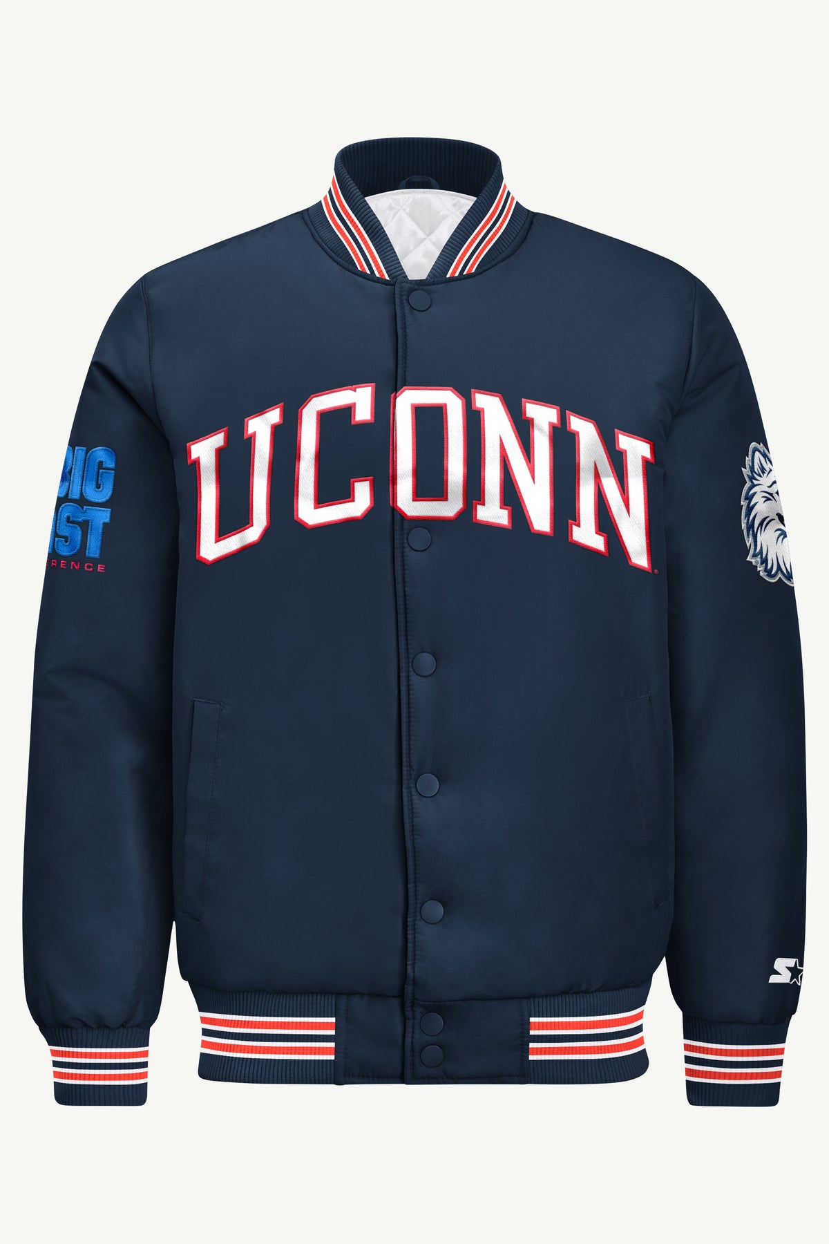 MENS UCONN HUSKIES SATIN VARSITY JACKET View 2 | New Arrivals MENS UCONN HUSKIES SATIN VARSITY JACKET View 2 | New Arrivals