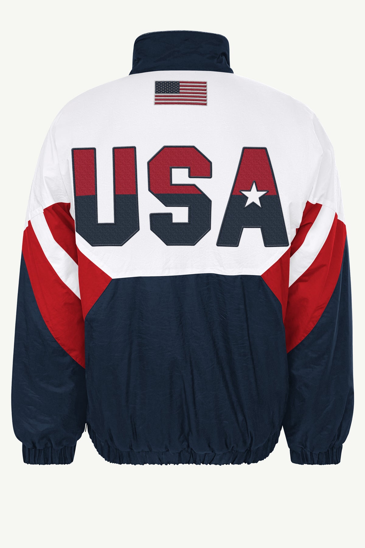 MENS USA LOGO BREAKAWAY PULLOVER JACKET View 3 MENS USA LOGO BREAKAWAY PULLOVER JACKET View 3