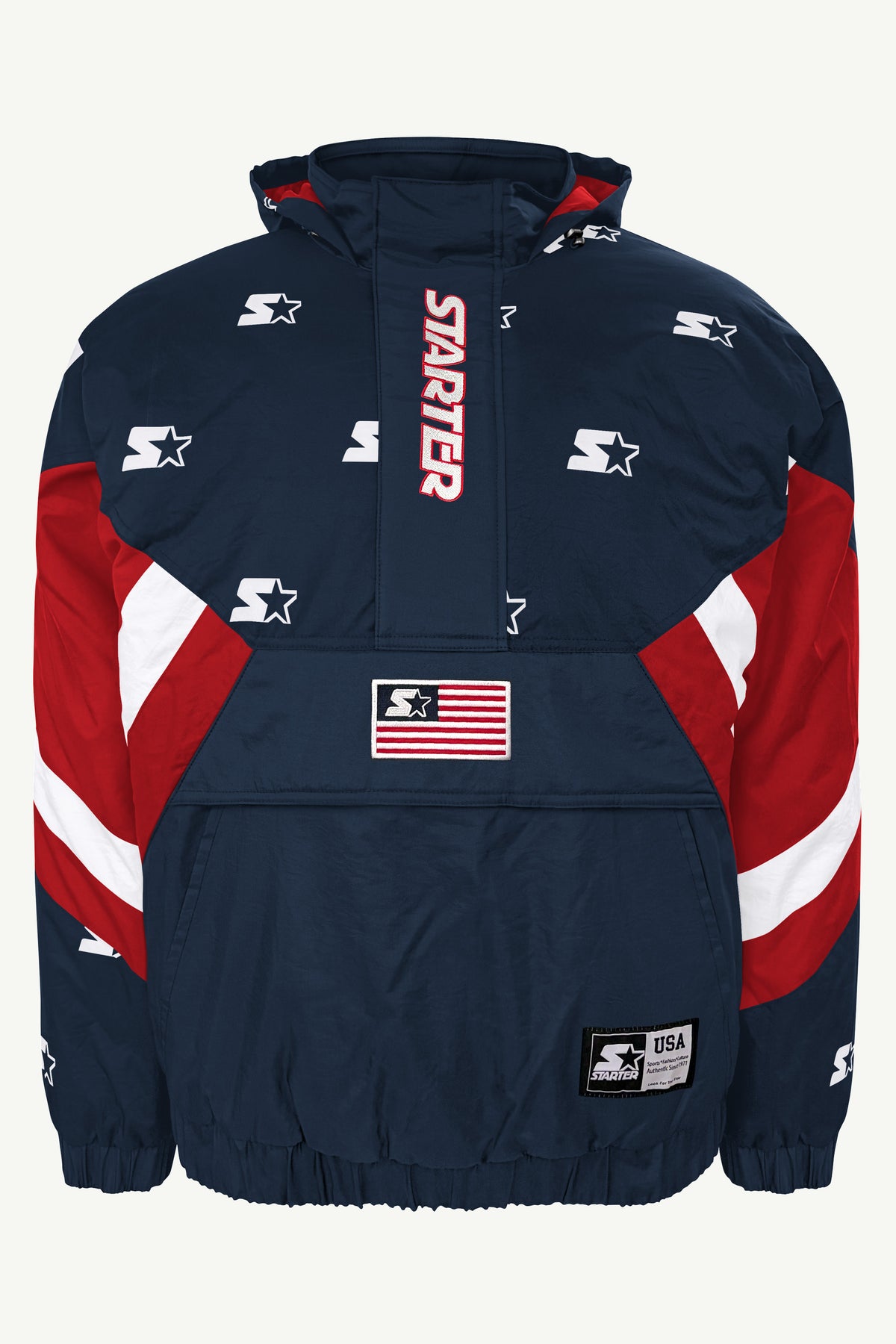 MENS USA BREAKAWAY PULLOVER JACKET View 2 MENS USA BREAKAWAY PULLOVER JACKET View 2