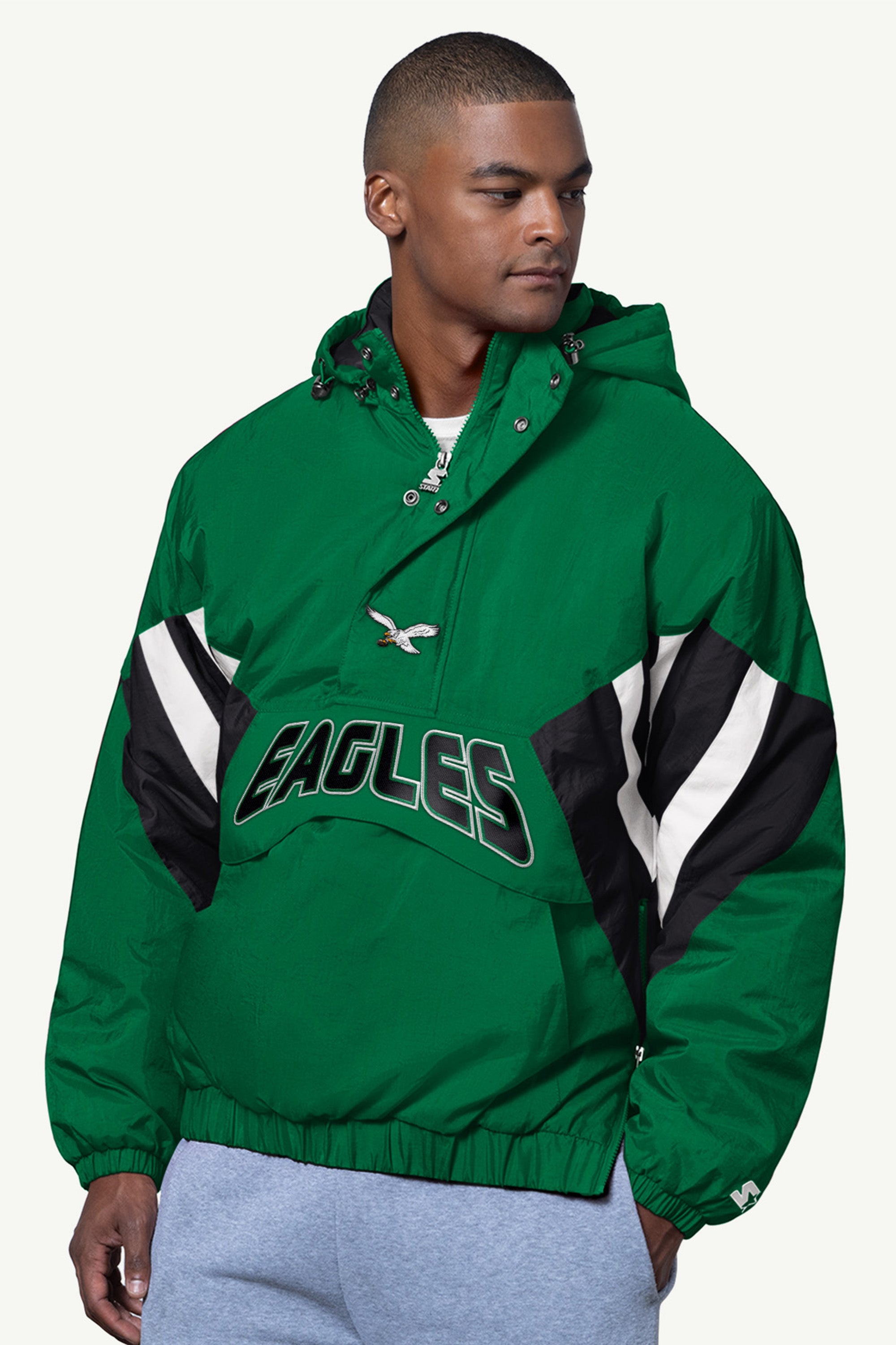 MENS PHILADELPHIA EAGLES CLASSIC BREAKAWAY JACKET View 1 | Starter Jackets MENS PHILADELPHIA EAGLES CLASSIC BREAKAWAY JACKET View 1 | Starter Jackets
