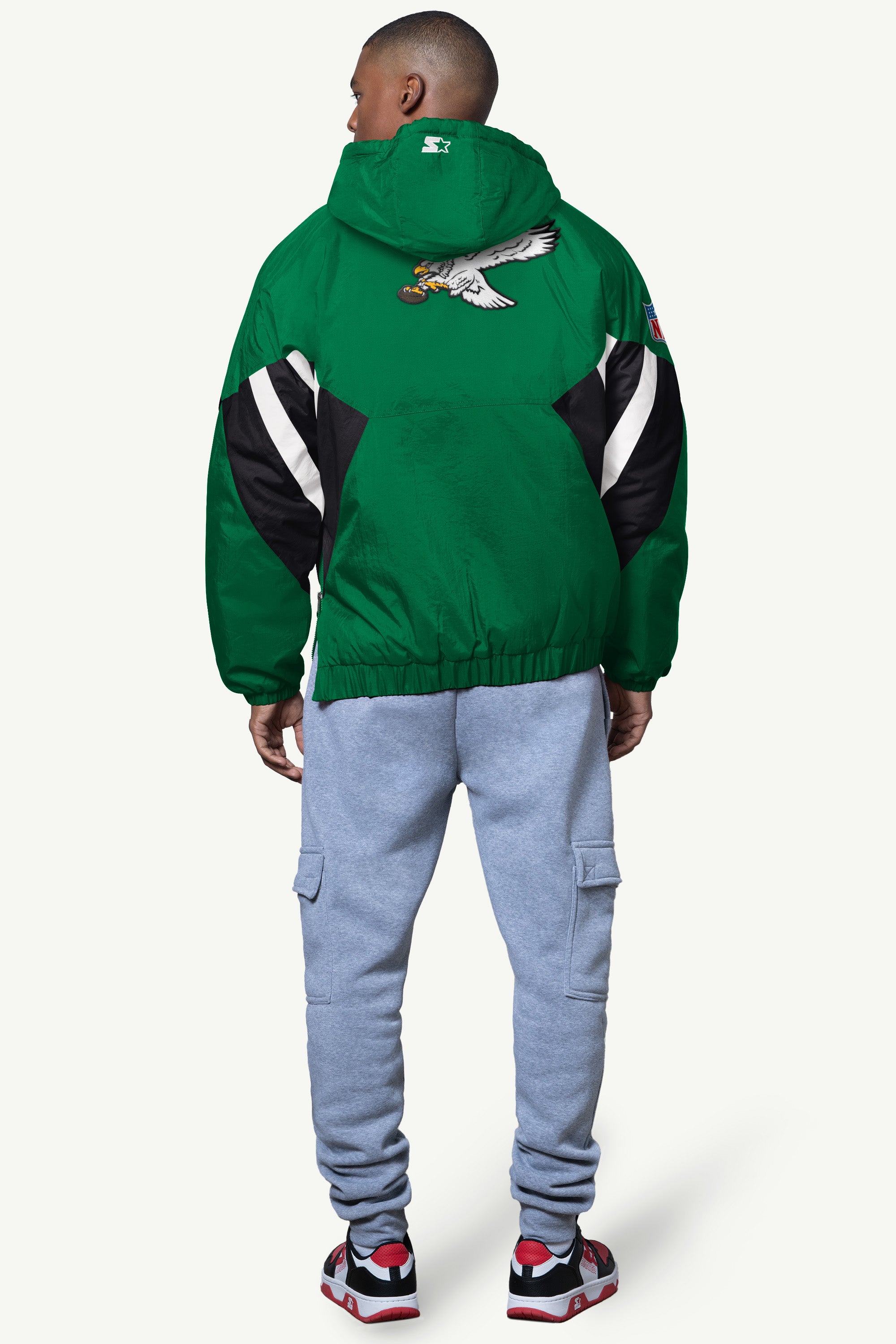 MENS PHILADELPHIA EAGLES CLASSIC BREAKAWAY JACKET View 2 | Starter Jackets MENS PHILADELPHIA EAGLES CLASSIC BREAKAWAY JACKET View 2 | Starter Jackets