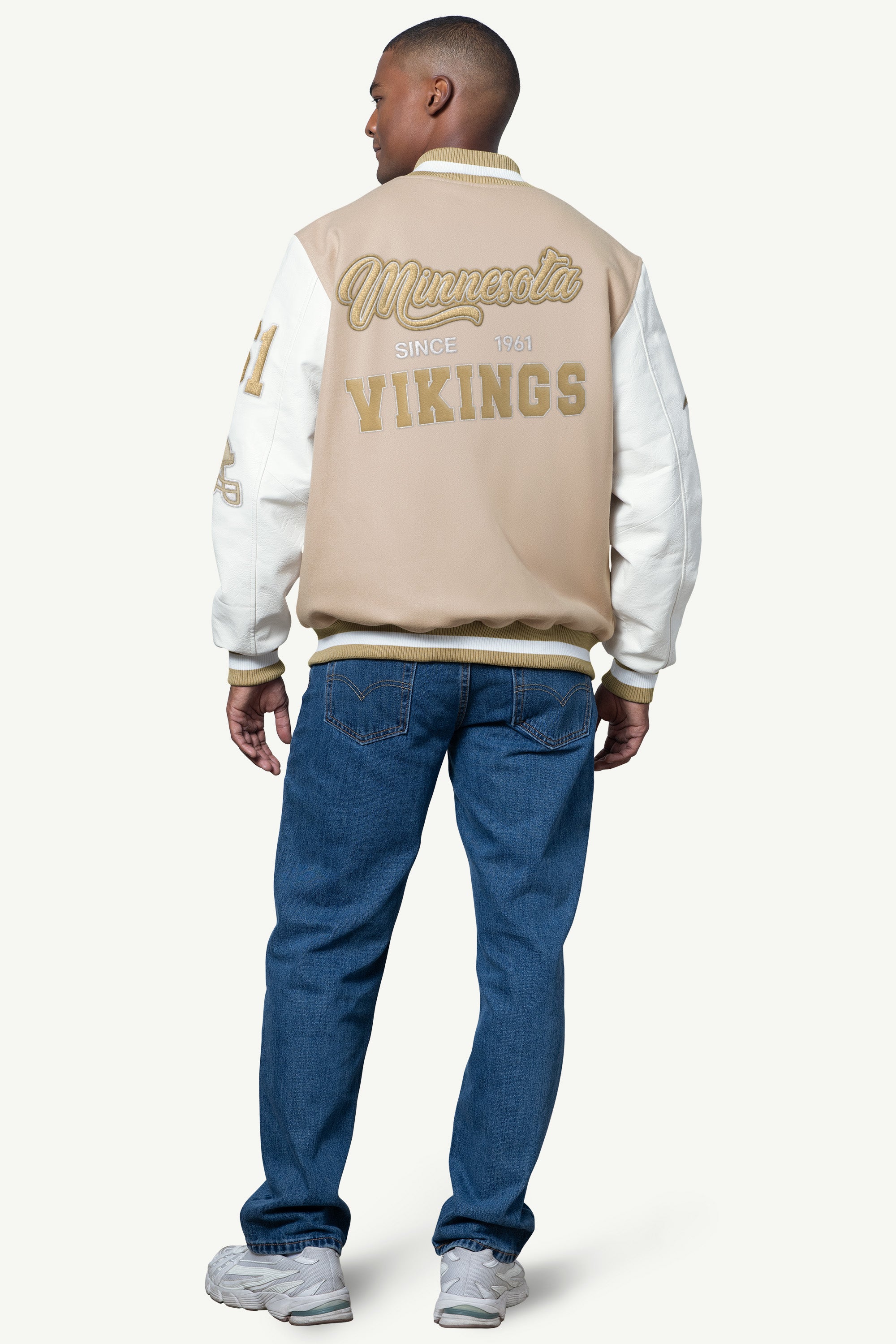 MENS MINNESOTA VIKINGS VARSITY JACKET View 2 | Minnesota Vikings MENS MINNESOTA VIKINGS VARSITY JACKET View 2 | Minnesota Vikings