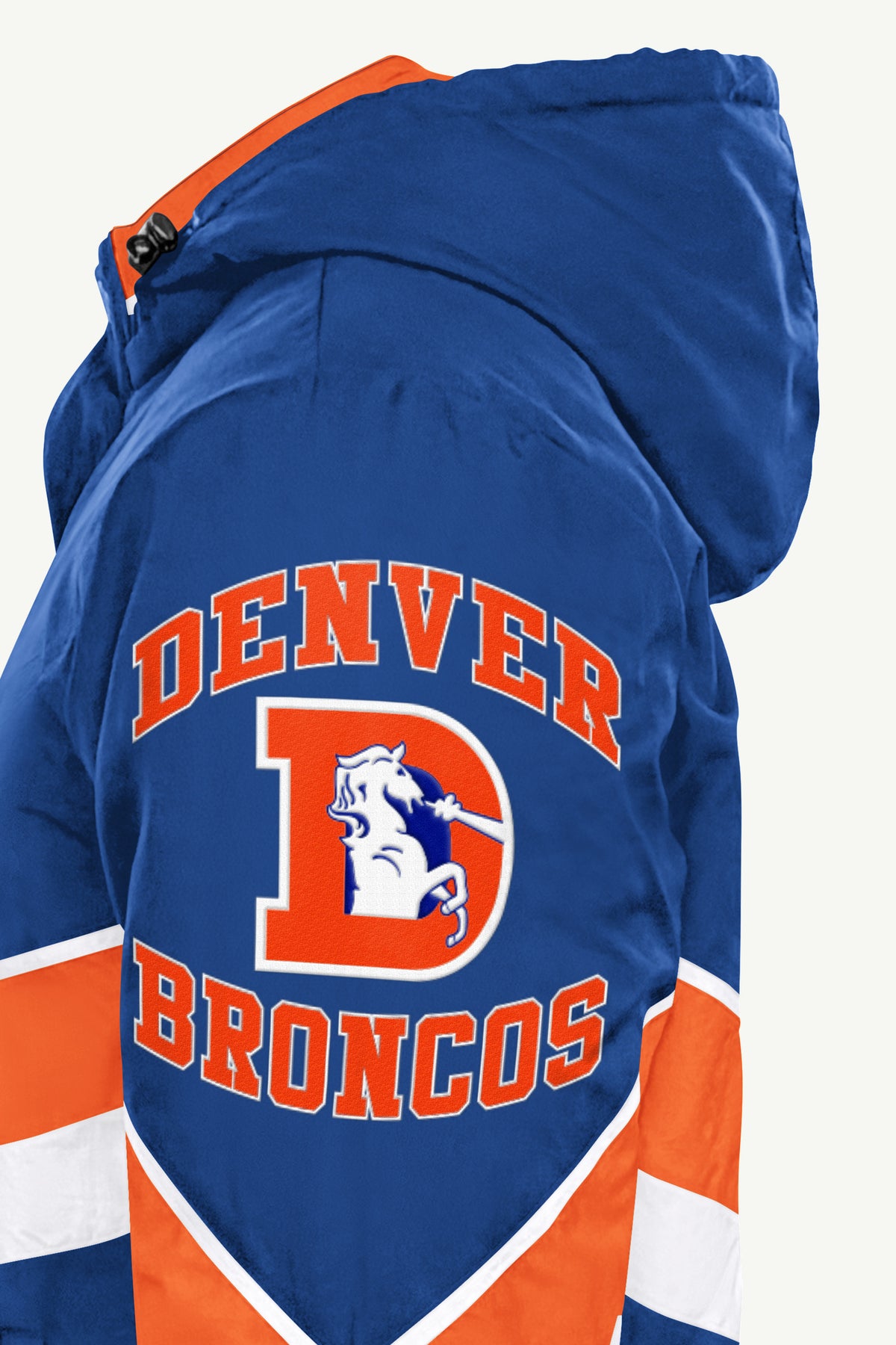 MENS DENVER BRONCOS CHEVRON FULL ZIP JACKET View 5 MENS DENVER BRONCOS CHEVRON FULL ZIP JACKET View 5