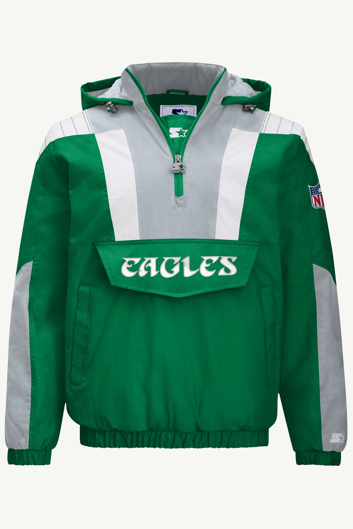 MENS PHILADELPHIA EAGLES RETRO CLASSIC BREAKAWAY JACKET View 2 MENS PHILADELPHIA EAGLES RETRO CLASSIC BREAKAWAY JACKET View 2