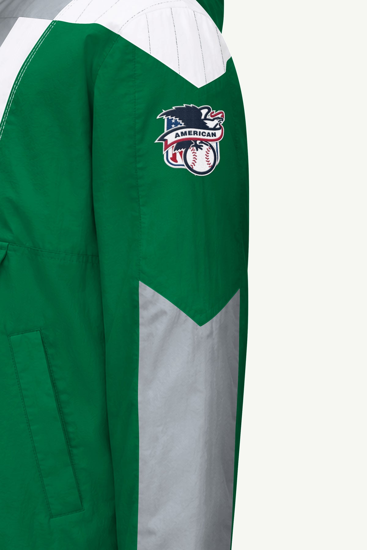 MENS PHILADELPHIA EAGLES RETRO CLASSIC BREAKAWAY JACKET View 5 MENS PHILADELPHIA EAGLES RETRO CLASSIC BREAKAWAY JACKET View 5