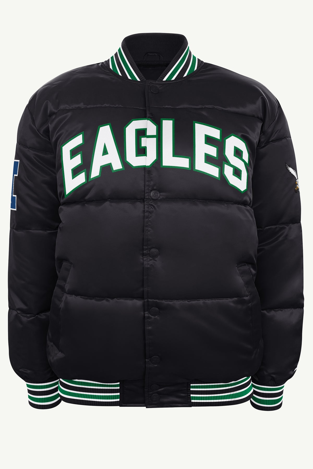 MENS PHILADELPHIA EAGLES RETRO BRONX BUBBLE PUFFER View 2 MENS PHILADELPHIA EAGLES RETRO BRONX BUBBLE PUFFER View 2