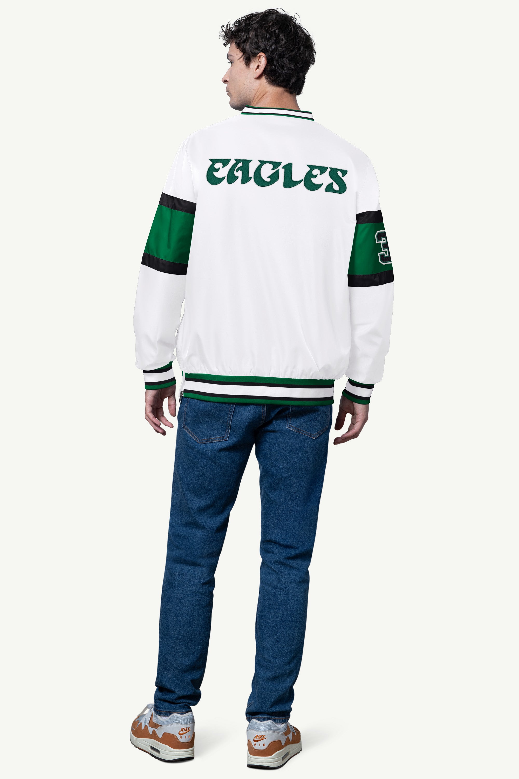 MENS PHILADELPHIA EAGLES SIGNAL COLLAR PULLOVER View 3 | NFL MENS PHILADELPHIA EAGLES SIGNAL COLLAR PULLOVER View 3 | NFL