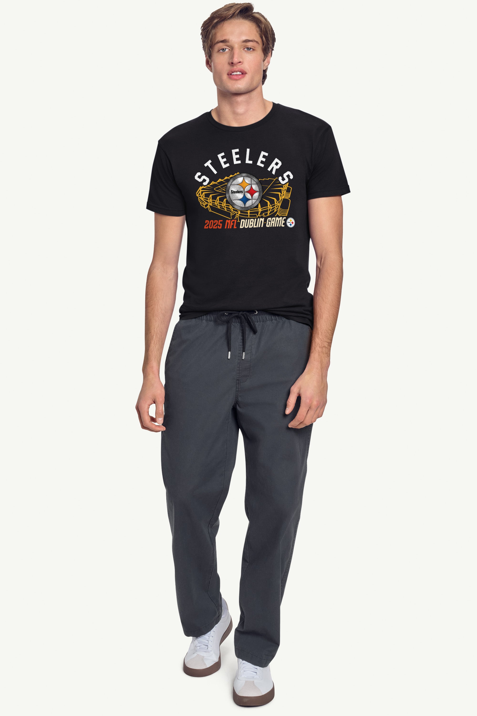 MENS PITTSBURGH STEELERS CROKE PARK T SHIRT View 3 | NFL MENS PITTSBURGH STEELERS CROKE PARK T SHIRT View 3 | NFL