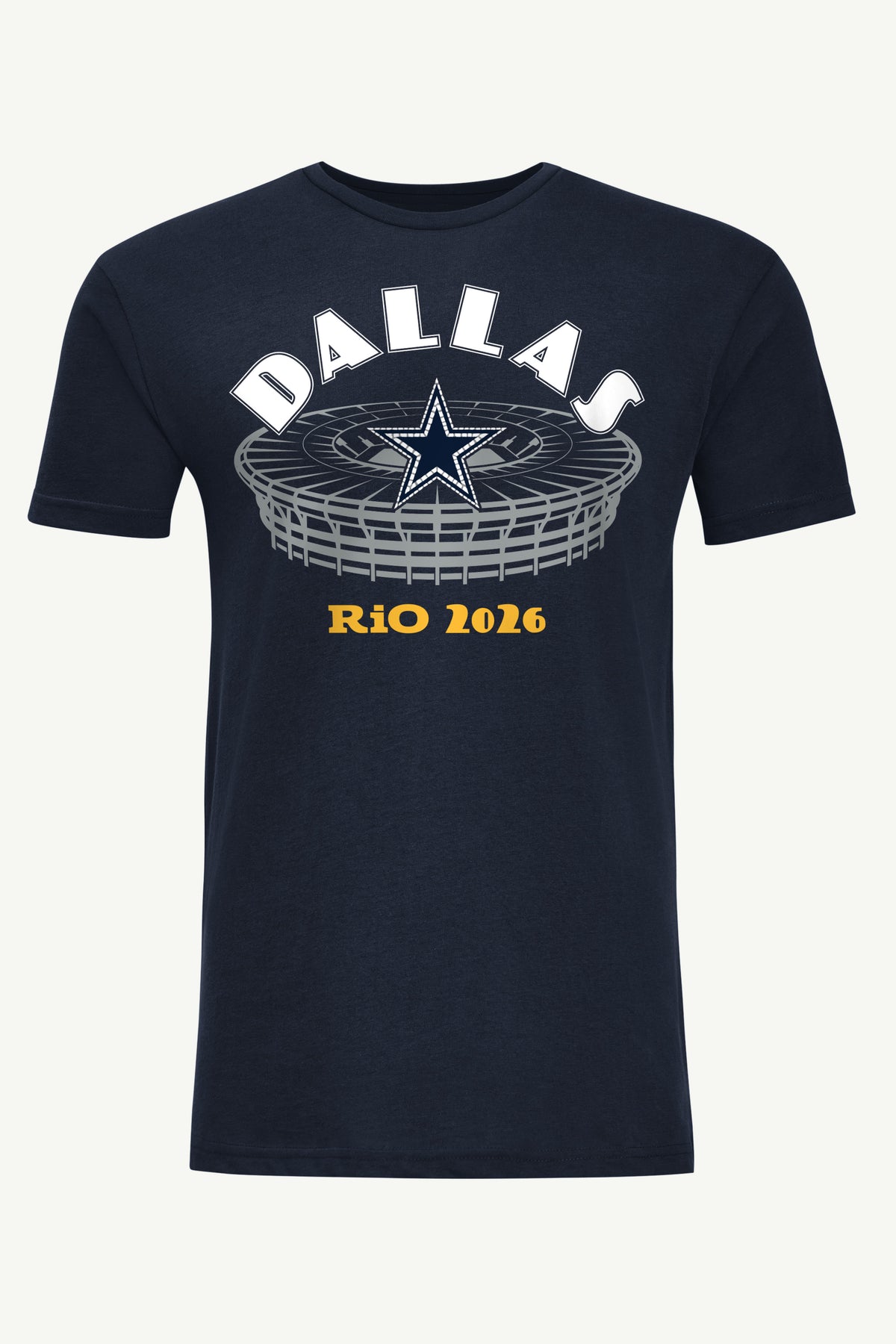 MENS DALLAS COWBOYS RIO STADIUM T SHIRT View 1 MENS DALLAS COWBOYS RIO STADIUM T SHIRT View 1