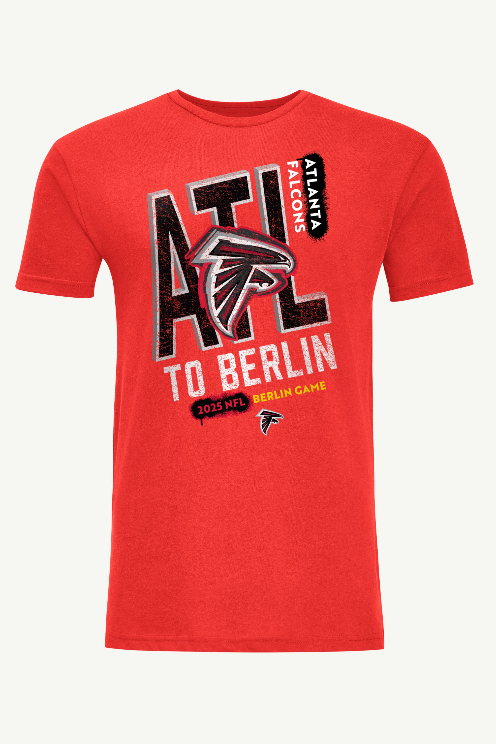 MENS ATLANTA FALCONS TO BERLIN WE GO T SHIRT View 1 | NFL International Games MENS ATLANTA FALCONS TO BERLIN WE GO T SHIRT View 1 | NFL International Games