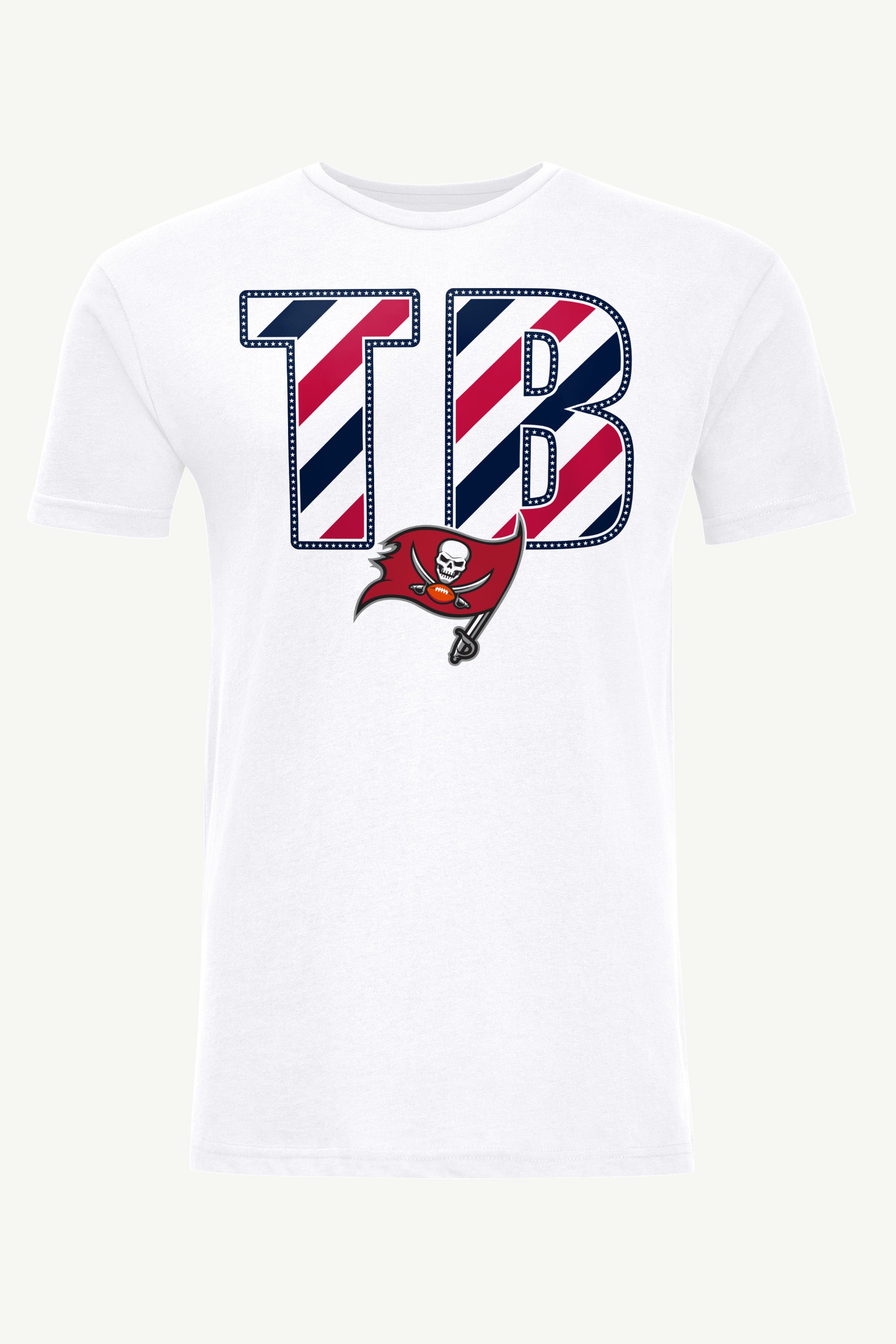 MENS TAMPA BAY BUCCANEERS STARS AND STRIPES T SHIRT View 1 MENS TAMPA BAY BUCCANEERS STARS AND STRIPES T SHIRT View 1