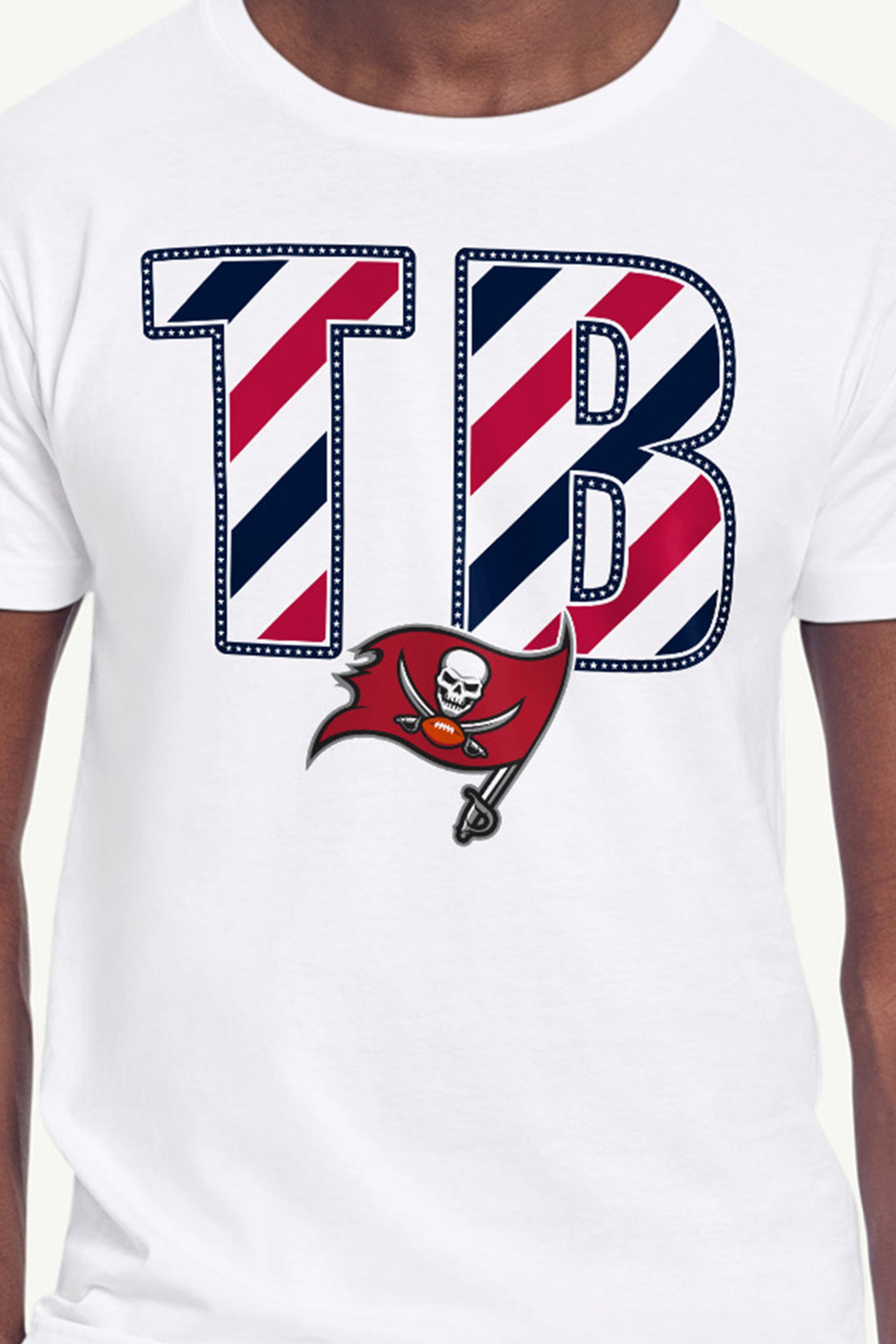 MENS TAMPA BAY BUCCANEERS STARS AND STRIPES T SHIRT View 2 MENS TAMPA BAY BUCCANEERS STARS AND STRIPES T SHIRT View 2