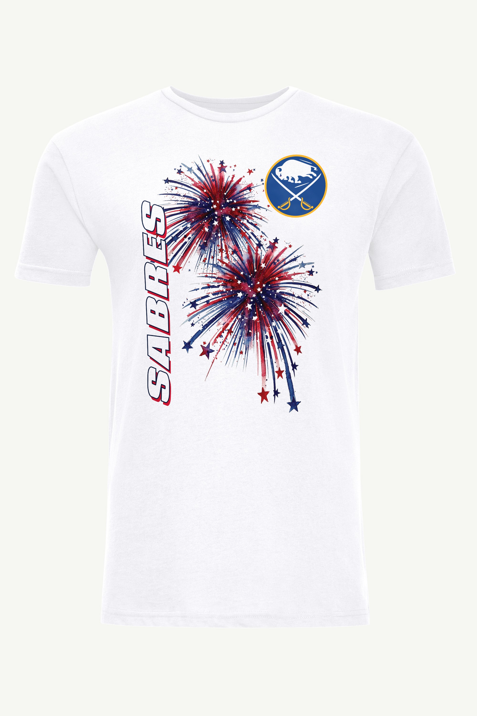 MENS BUFFALO SABRES AMERICAN SPARKS SHORT SLEEVE T SHIRT View 1 MENS BUFFALO SABRES AMERICAN SPARKS SHORT SLEEVE T SHIRT View 1