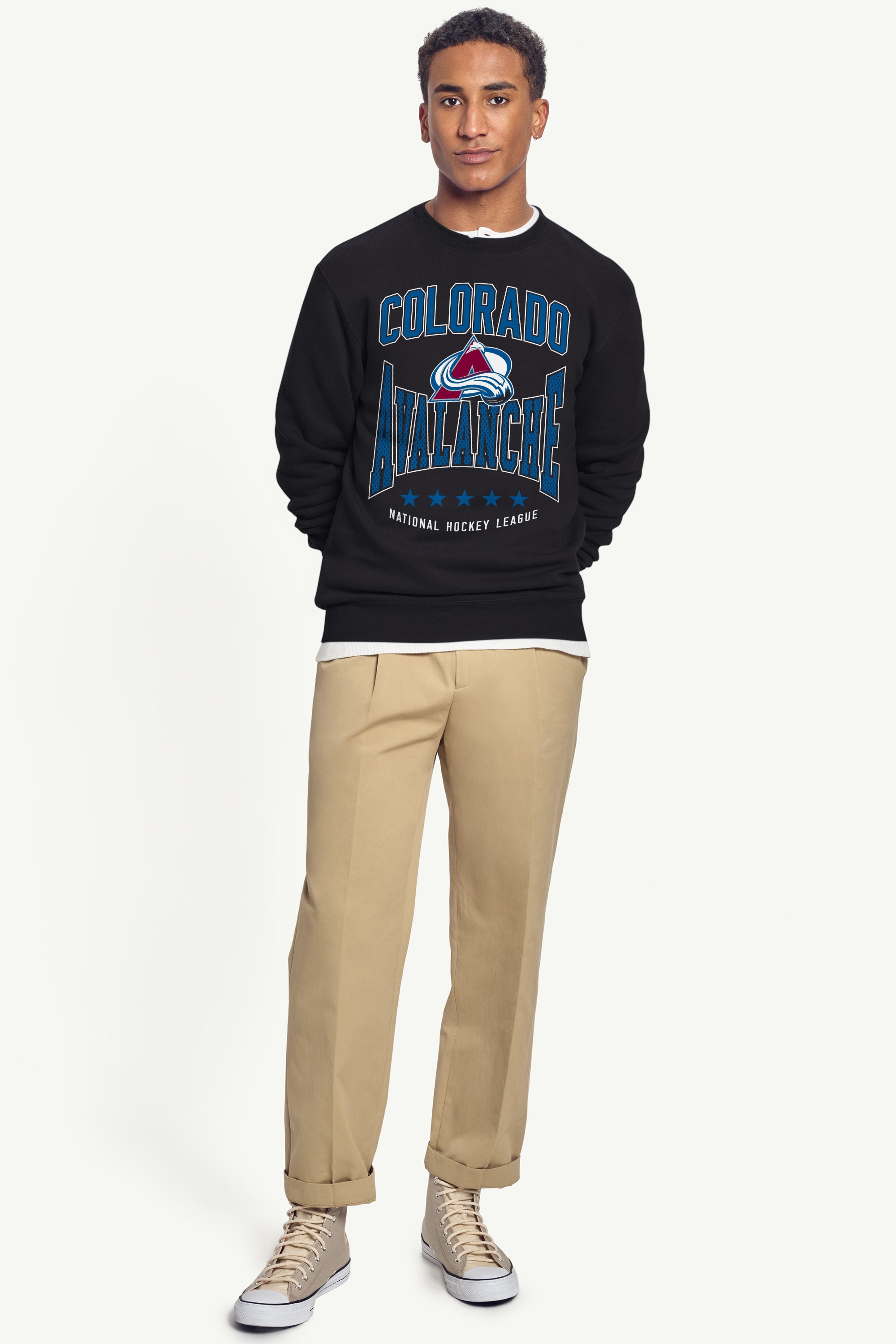 MENS COLORADO AVALANCHE CENTER SQUEEZE SWEATSHIRT View 3 | All Products MENS COLORADO AVALANCHE CENTER SQUEEZE SWEATSHIRT View 3 | All Products