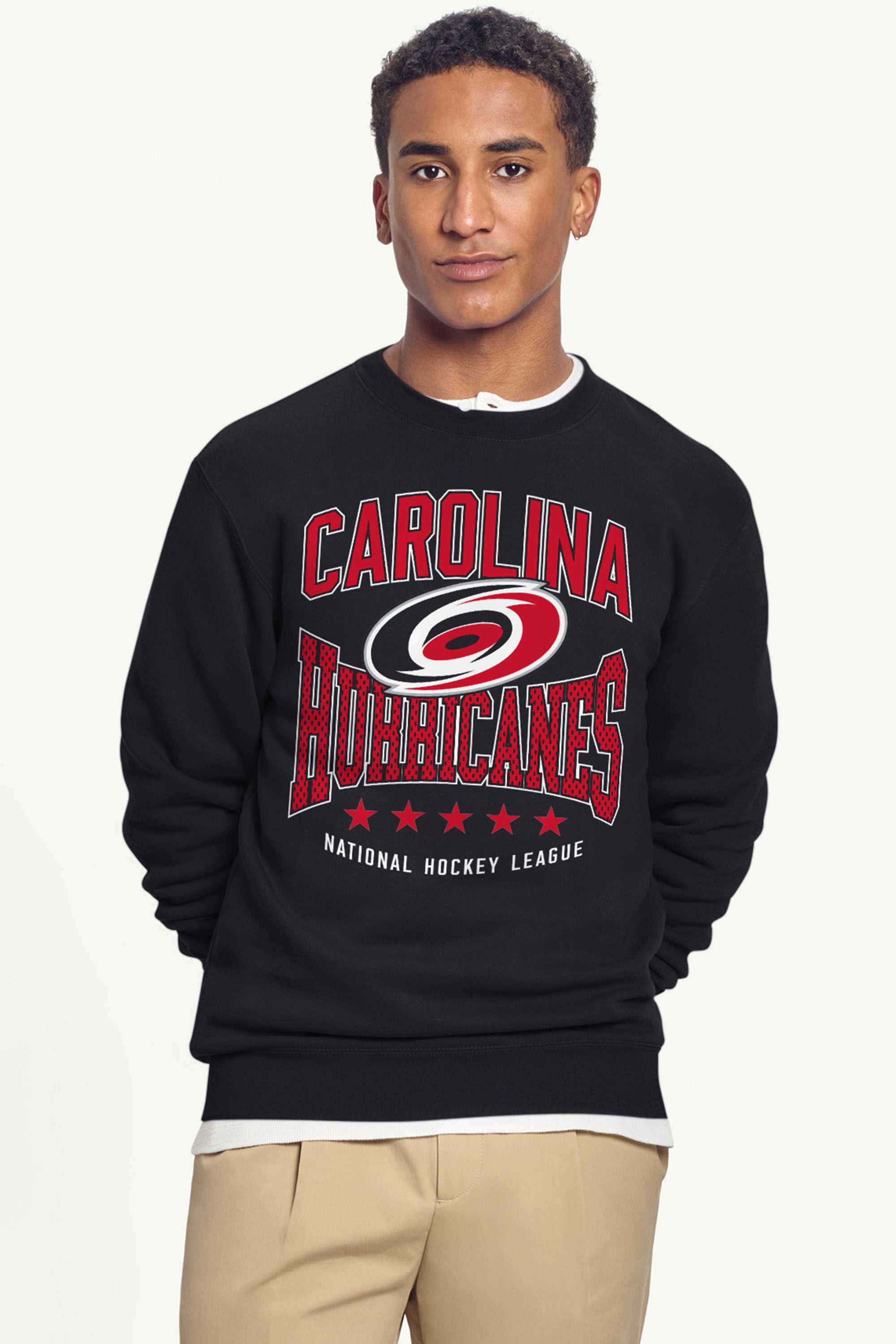 MENS CAROLINA HURRICANES CENTER SQUEEZE SWEATSHIRT View 3 MENS CAROLINA HURRICANES CENTER SQUEEZE SWEATSHIRT View 3