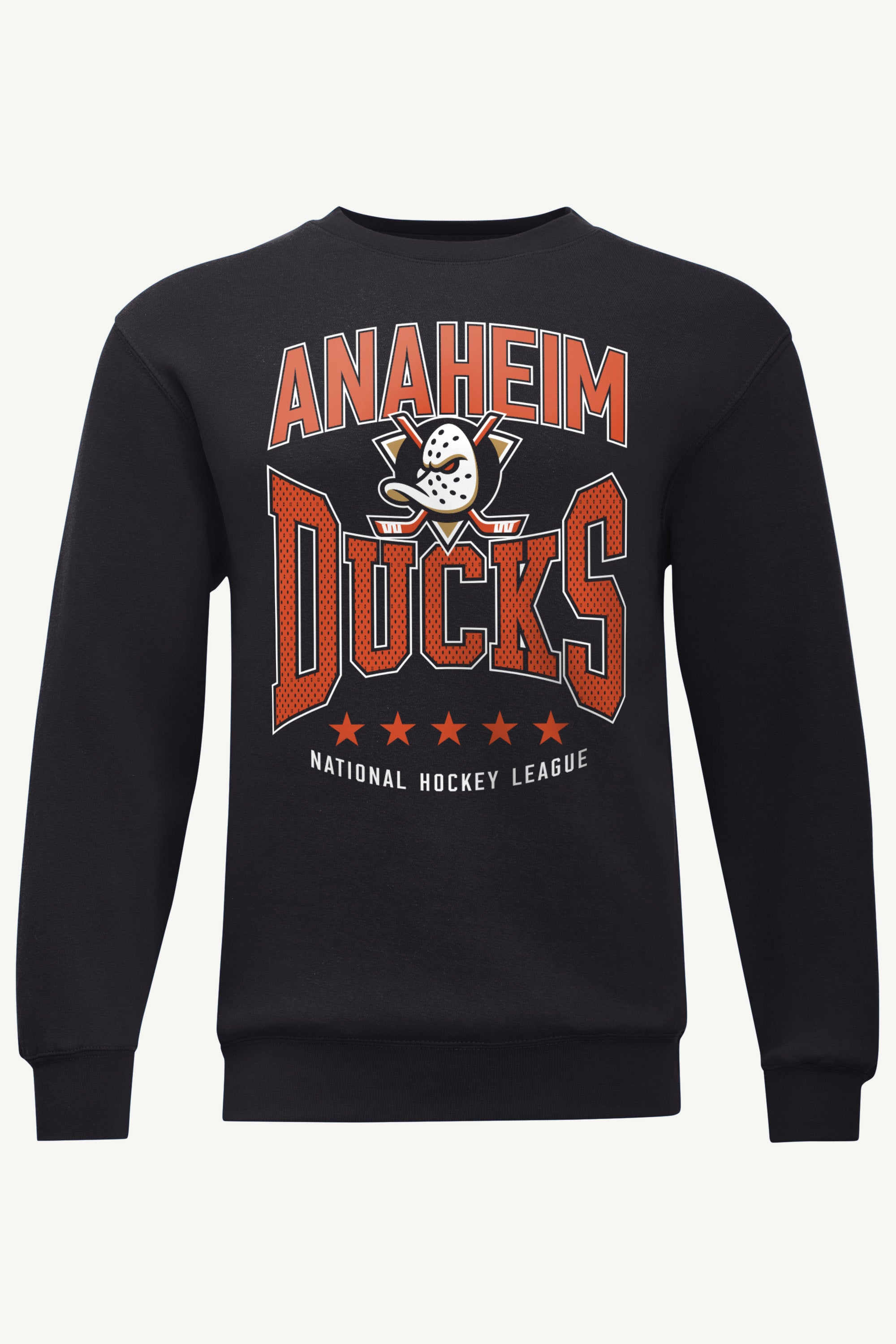 MENS ANAHEIM DUCKS CENTER SQUEEZE SWEATSHIRT View 1 MENS ANAHEIM DUCKS CENTER SQUEEZE SWEATSHIRT View 1