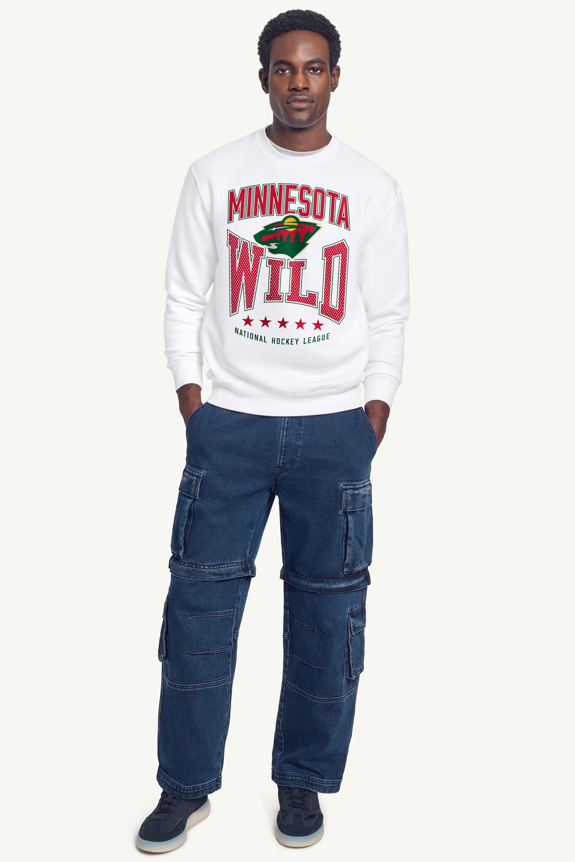MENS MINNESOTA WILD CENTER SQUEEZE SWEATSHIRT View 4 MENS MINNESOTA WILD CENTER SQUEEZE SWEATSHIRT View 4