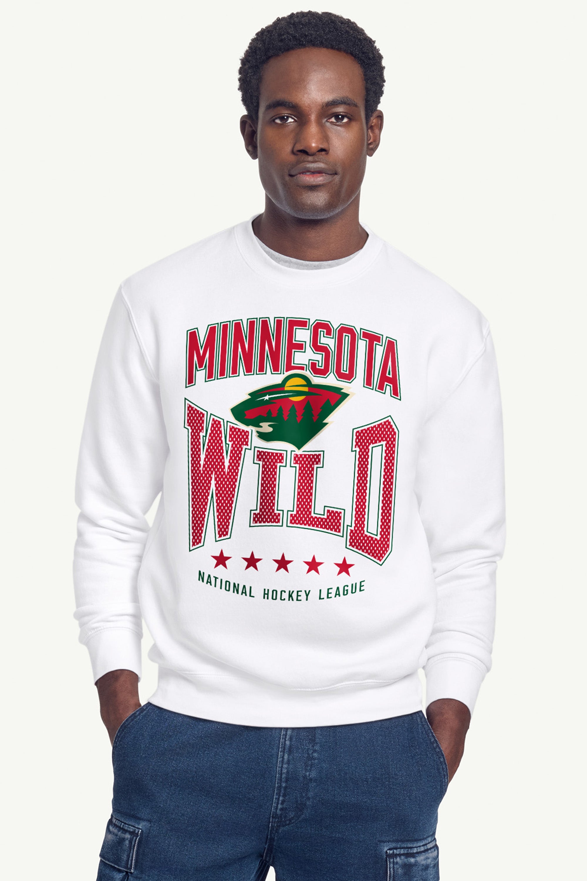 MENS MINNESOTA WILD CENTER SQUEEZE SWEATSHIRT View 3 MENS MINNESOTA WILD CENTER SQUEEZE SWEATSHIRT View 3