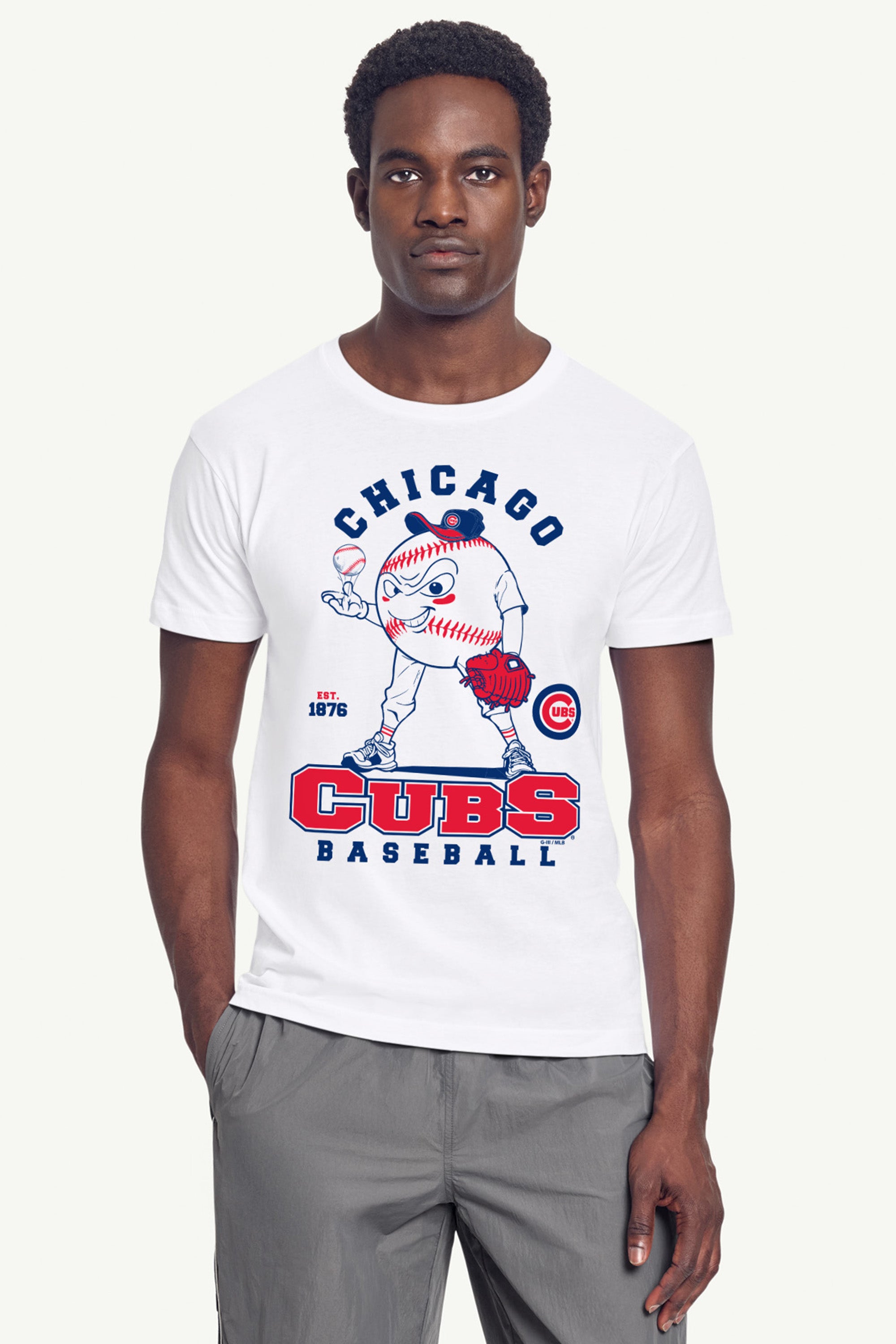 MENS CHICAGO CUBS BASEBALL CHARACTER SHORT SLEEVE T SHIRT View 3 | Chicago Cubs MENS CHICAGO CUBS BASEBALL CHARACTER SHORT SLEEVE T SHIRT View 3 | Chicago Cubs
