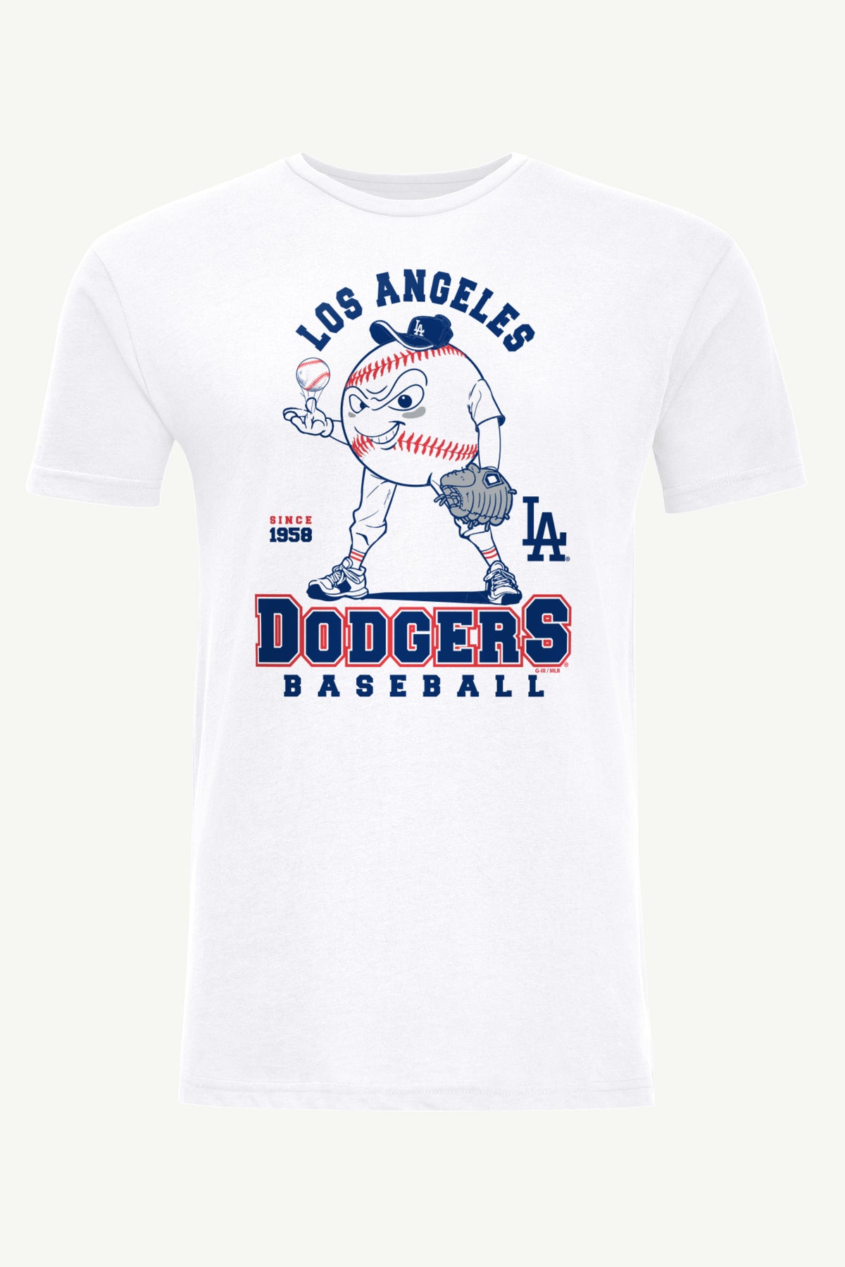 MENS LOS ANGELES DODGERS BASEBALL CHARACTER SHORT SLEEVE T SHIRT View 1 | MLB MENS LOS ANGELES DODGERS BASEBALL CHARACTER SHORT SLEEVE T SHIRT View 1 | MLB