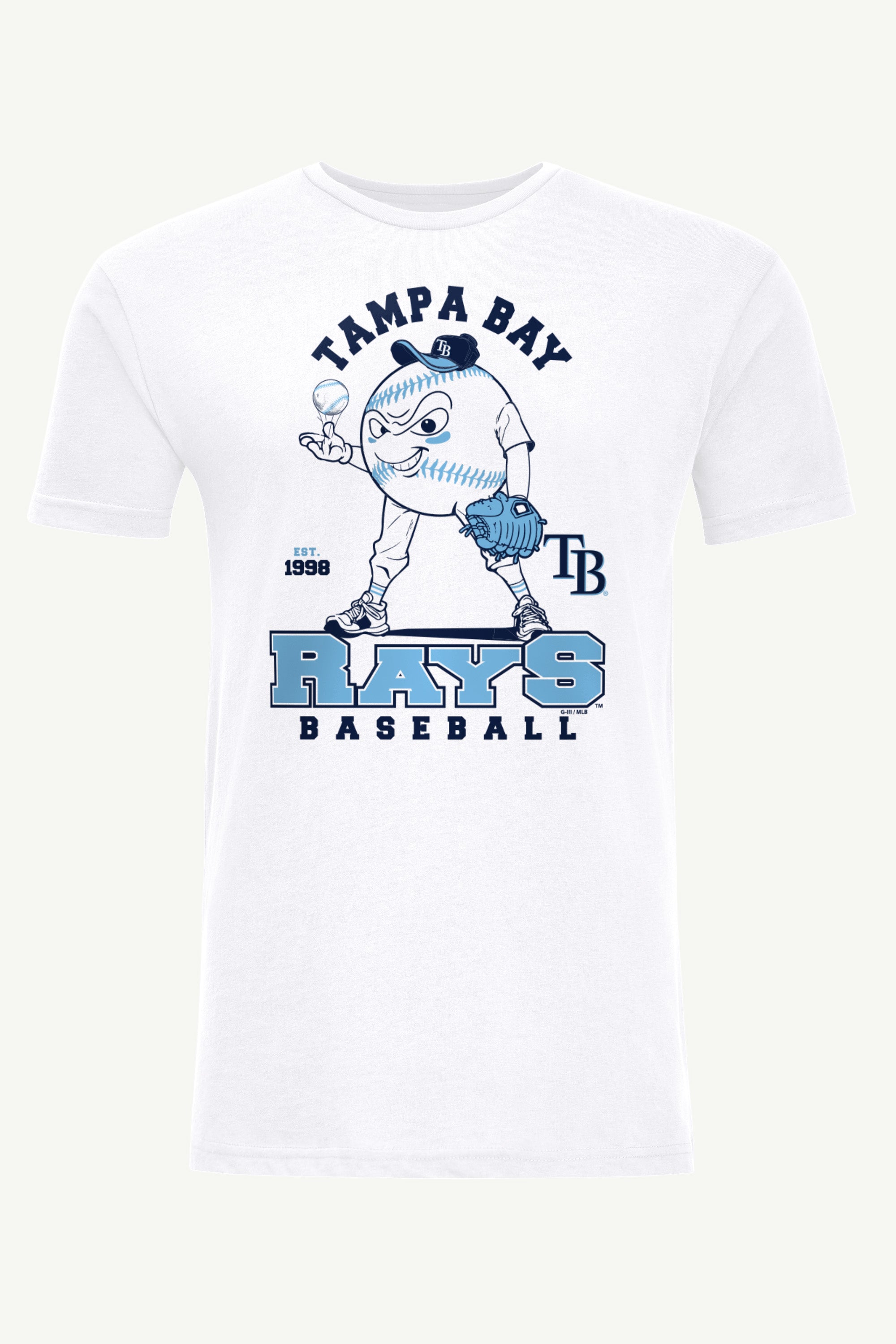 MENS TAMPA BAY RAYS BASEBALL CHARACTER SHORT SLEEVE T SHIRT View 1 | Tampa Bay Rays MENS TAMPA BAY RAYS BASEBALL CHARACTER SHORT SLEEVE T SHIRT View 1 | Tampa Bay Rays