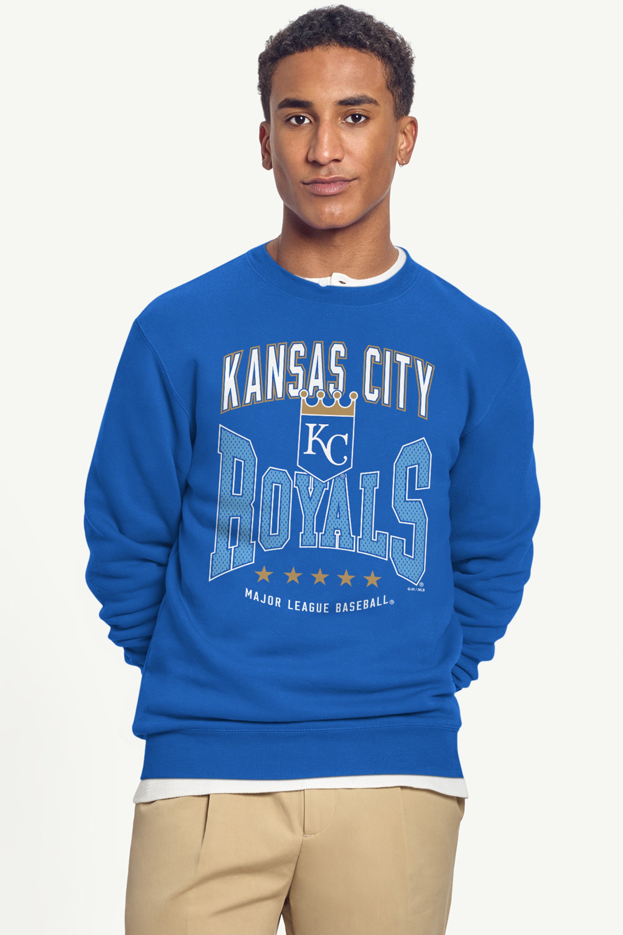 MENS KANSAS CITY ROYALS CENTER SQUEEZE SWEATSHIRT View 3 | Kansas City Royals MENS KANSAS CITY ROYALS CENTER SQUEEZE SWEATSHIRT View 3 | Kansas City Royals