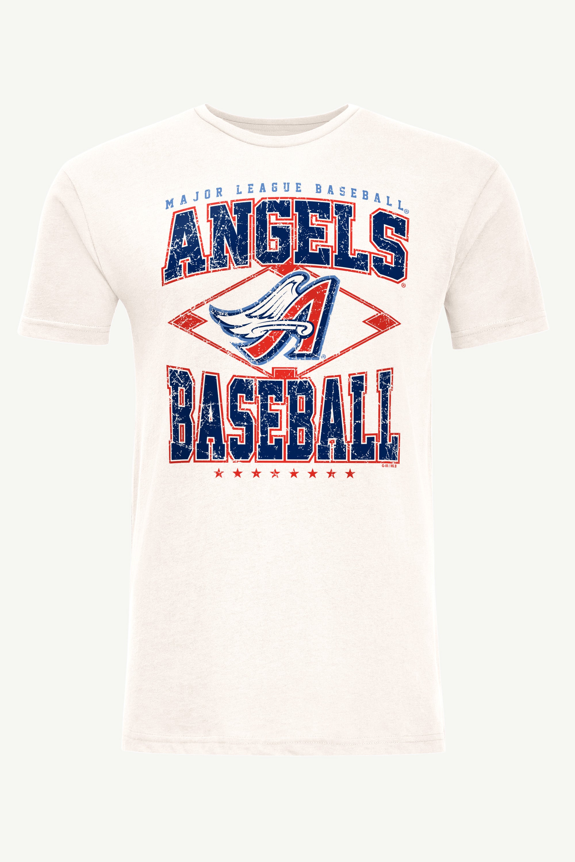 MENS LOS ANGELES ANGELS DISTRESSED COOPERSTOWN DIAMOND SHORT SLEEVE T SHIRT View 1 MENS LOS ANGELES ANGELS DISTRESSED COOPERSTOWN DIAMOND SHORT SLEEVE T SHIRT View 1