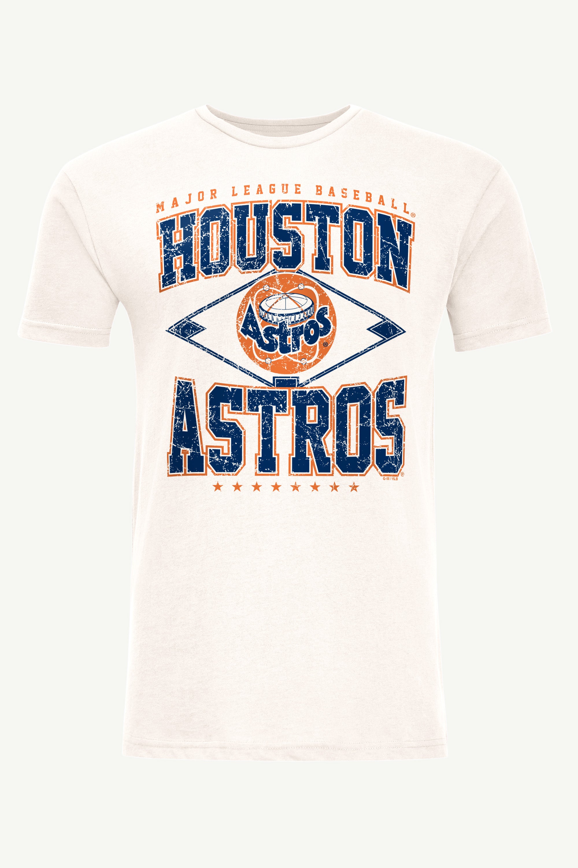 MENS HOUSTON ASTROS DISTRESSED COOPERSTOWN DIAMOND SHORT SLEEVE T SHIRT View 1 | Men's New Arrivals MENS HOUSTON ASTROS DISTRESSED COOPERSTOWN DIAMOND SHORT SLEEVE T SHIRT View 1 | Men's New Arrivals