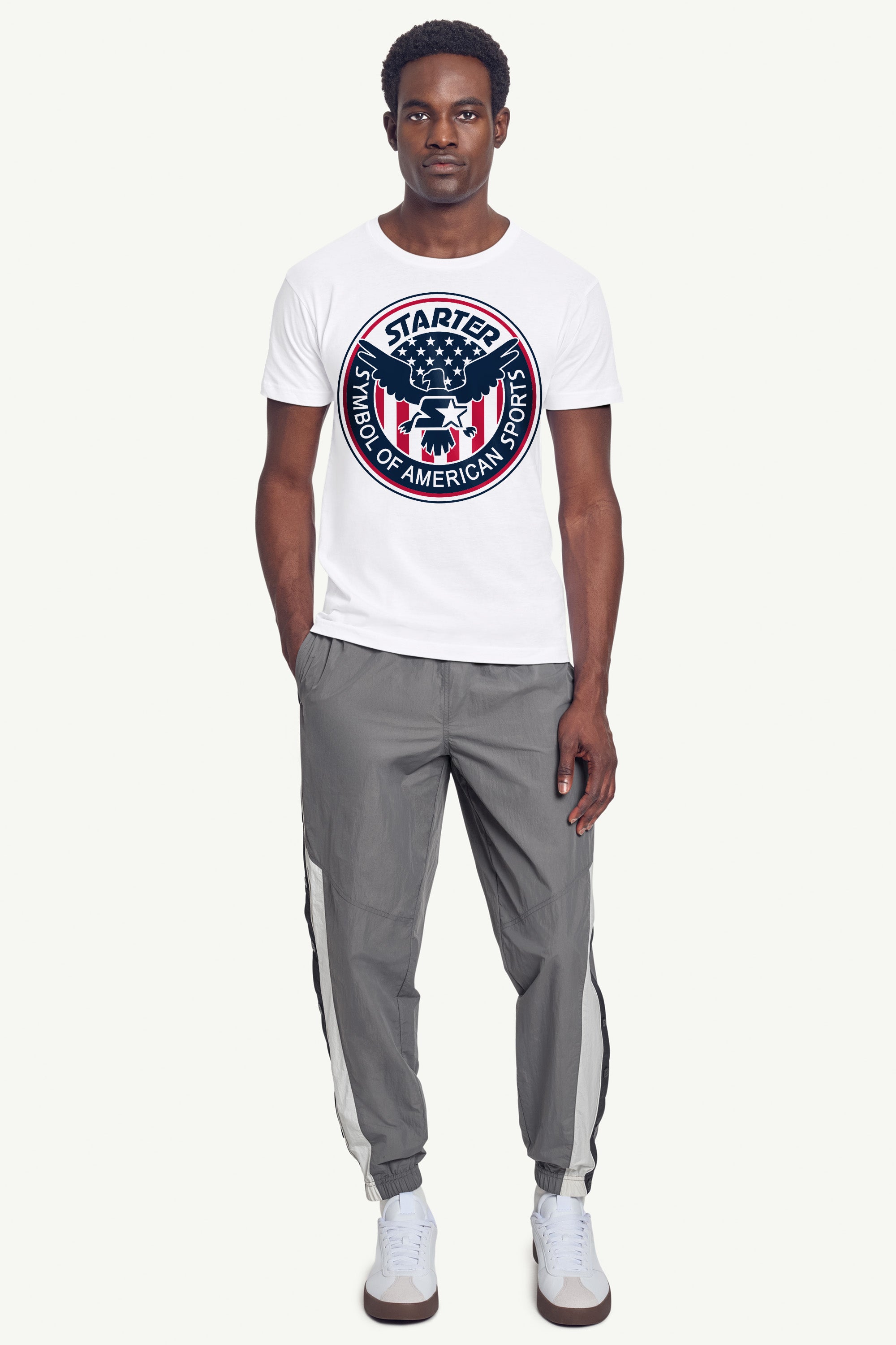 MENS STARTER USA EAGLE CREST SHORT SLEEVE T SHIRT View 4 MENS STARTER USA EAGLE CREST SHORT SLEEVE T SHIRT View 4