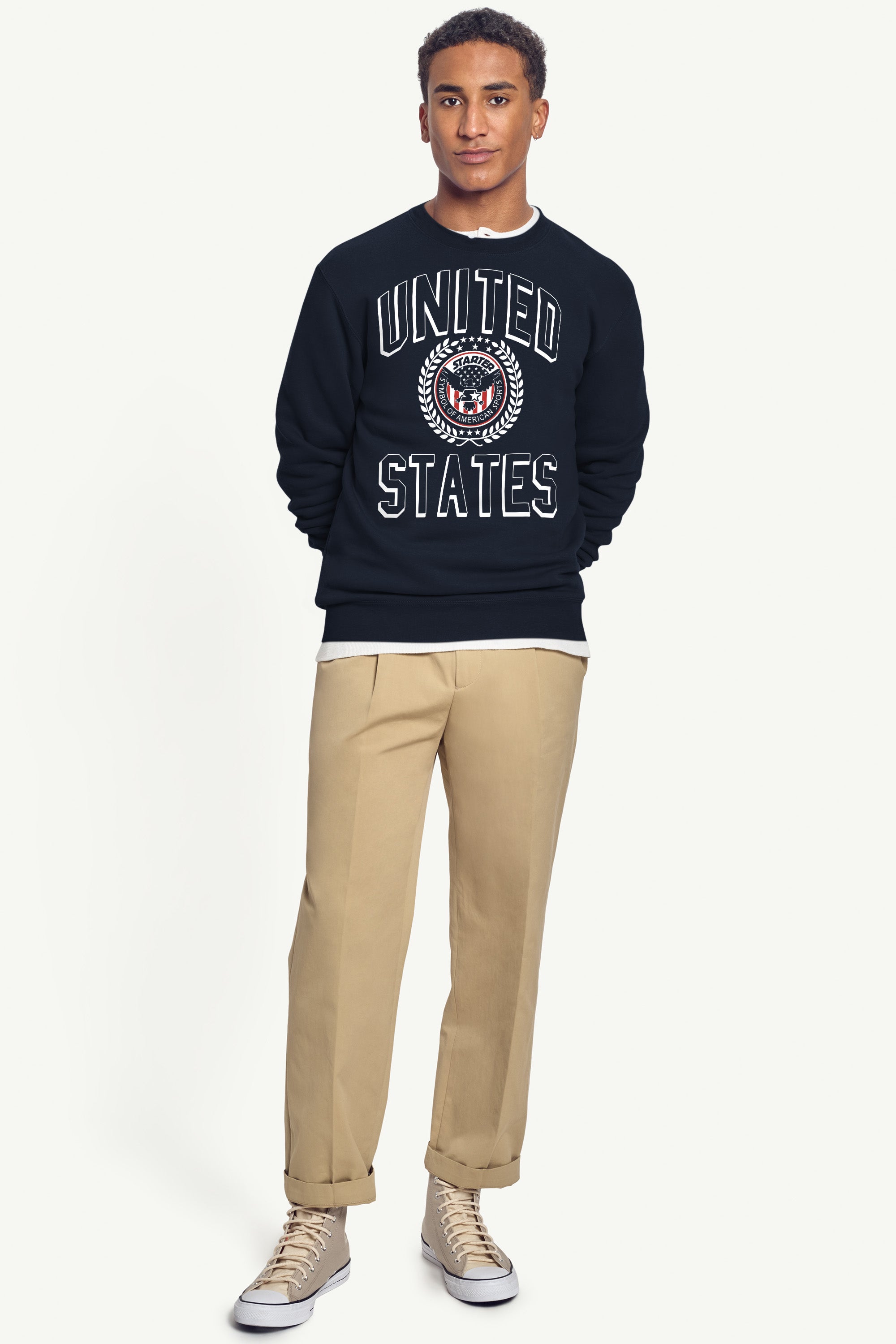 MENS STARTER USA EAGLE CREST SWEATSHIRT View 4 MENS STARTER USA EAGLE CREST SWEATSHIRT View 4