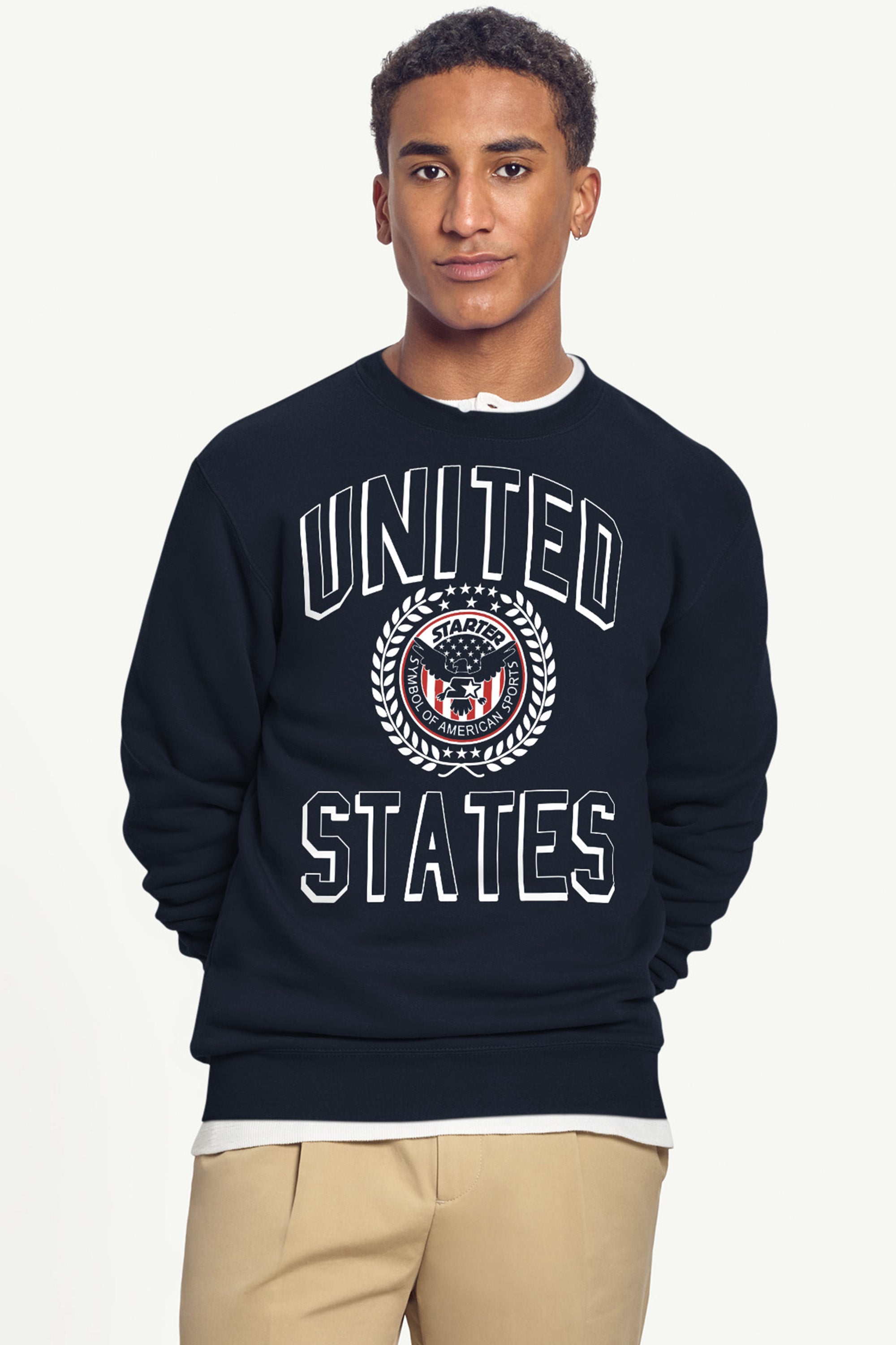 MENS STARTER USA EAGLE CREST SWEATSHIRT View 3 MENS STARTER USA EAGLE CREST SWEATSHIRT View 3