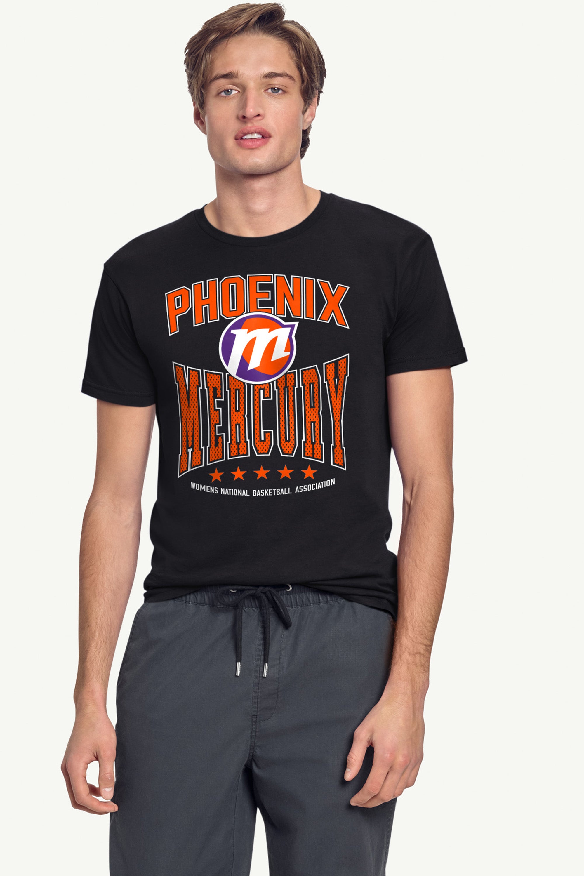 MENS WNBA PHOENIX MERCURY CENTER SQUEEZE T SHIRT View 4 | Phoenix Mercury MENS WNBA PHOENIX MERCURY CENTER SQUEEZE T SHIRT View 4 | Phoenix Mercury