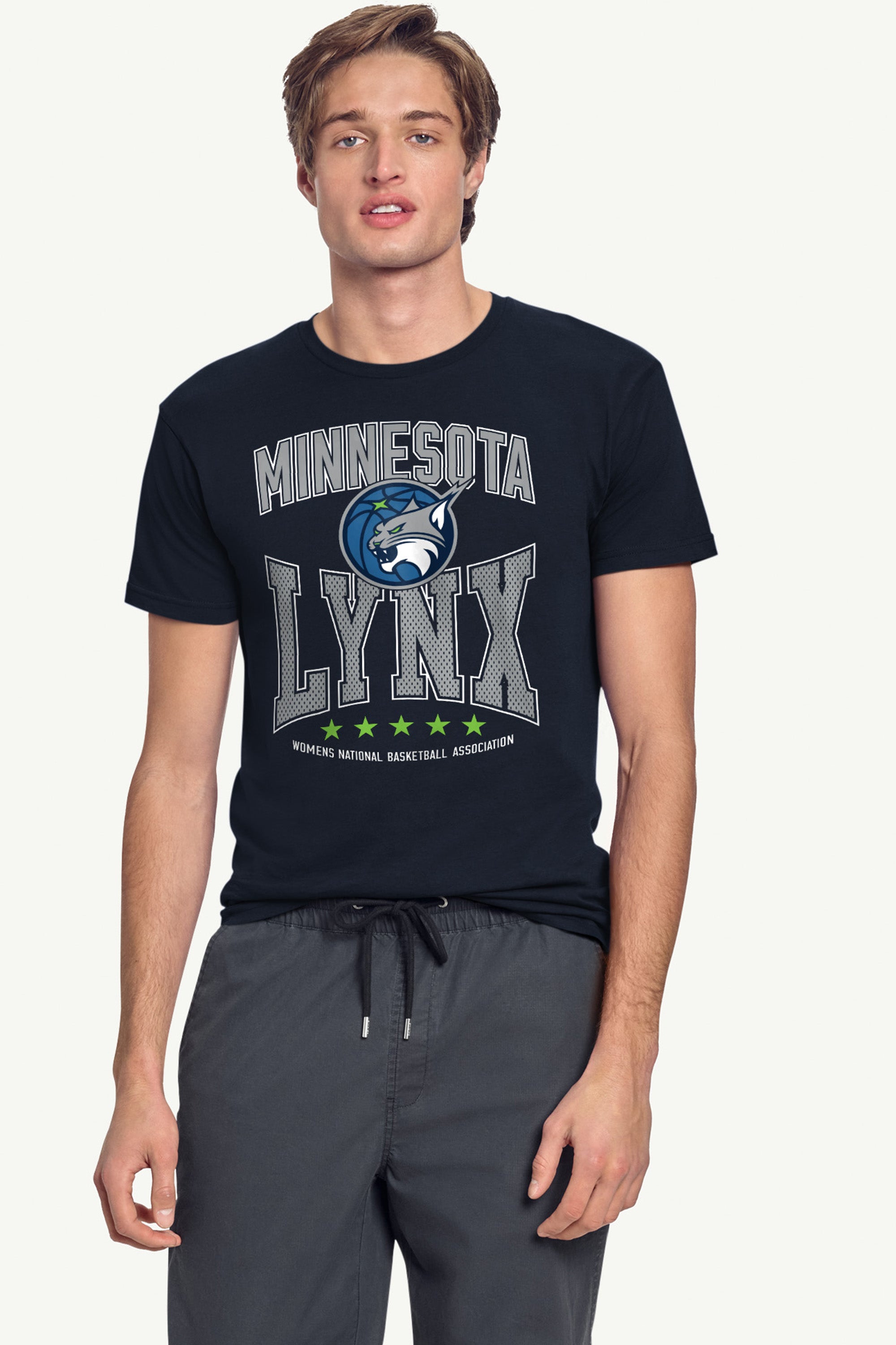 MENS WNBA MINNESOTA LYNX CENTER SQUEEZE T SHIRT View 4 | Minnesota Lynx MENS WNBA MINNESOTA LYNX CENTER SQUEEZE T SHIRT View 4 | Minnesota Lynx