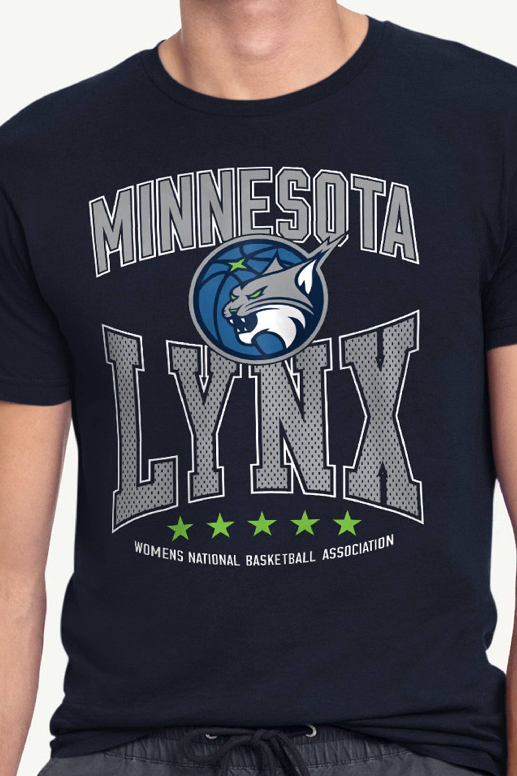 MENS WNBA MINNESOTA LYNX CENTER SQUEEZE T SHIRT View 2 | Minnesota Lynx MENS WNBA MINNESOTA LYNX CENTER SQUEEZE T SHIRT View 2 | Minnesota Lynx
