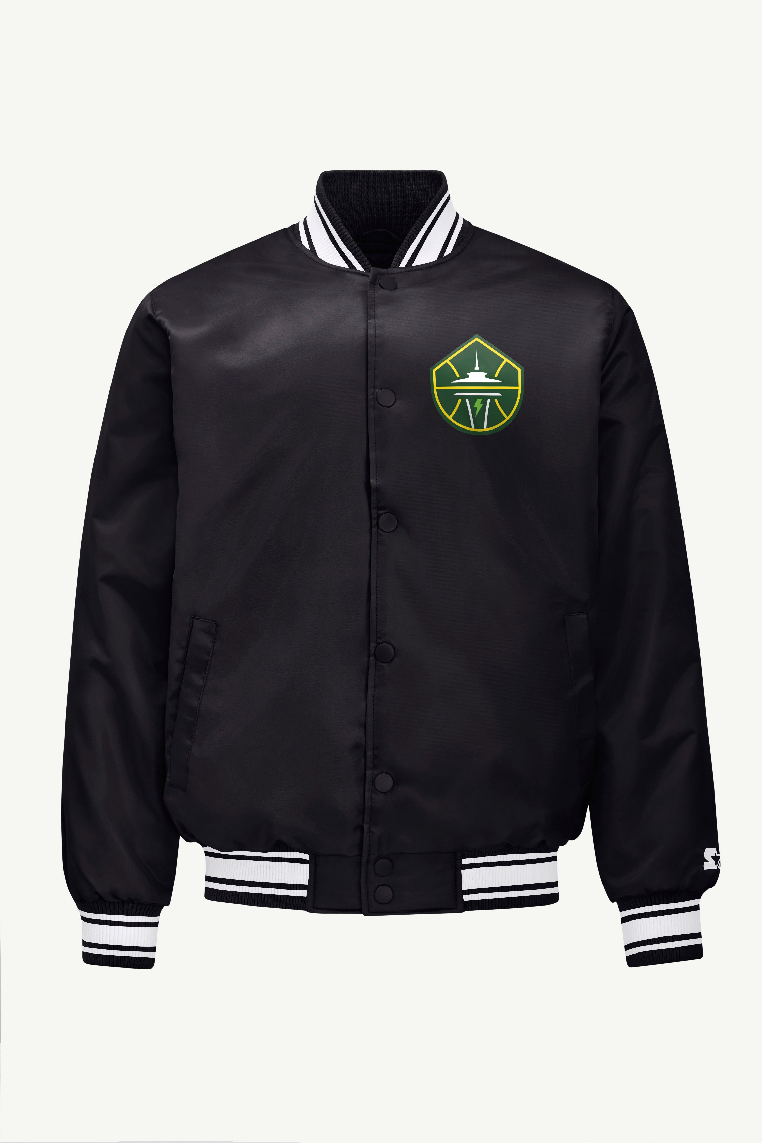 MENS WNBA SEATTLE STORM VARSITY JACKET View 1 | Seattle Storm MENS WNBA SEATTLE STORM VARSITY JACKET View 1 | Seattle Storm