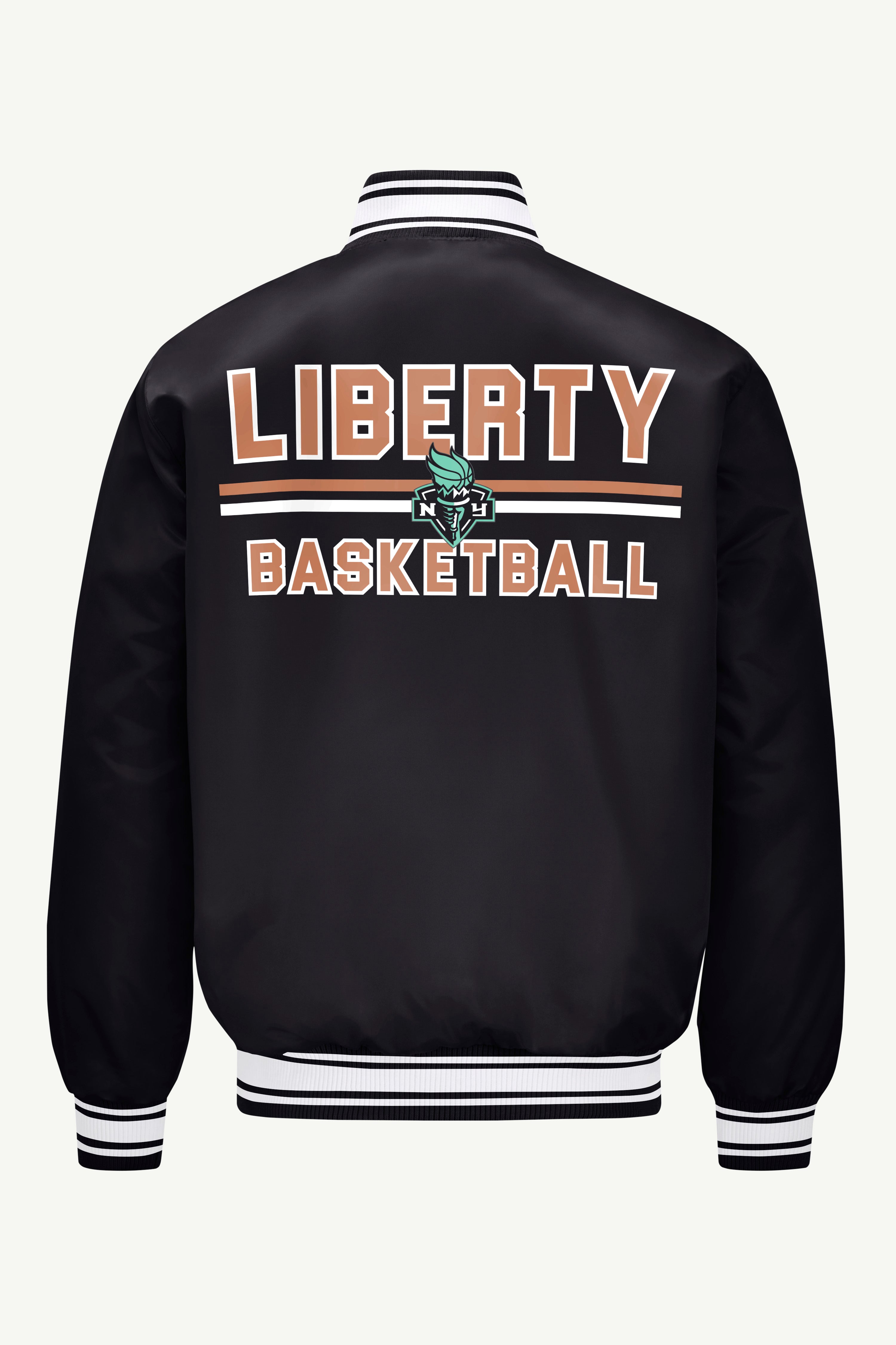 MENS WNBA NEW YORK LIBERTY VARSITY JACKET View 2 | New York Liberty MENS WNBA NEW YORK LIBERTY VARSITY JACKET View 2 | New York Liberty