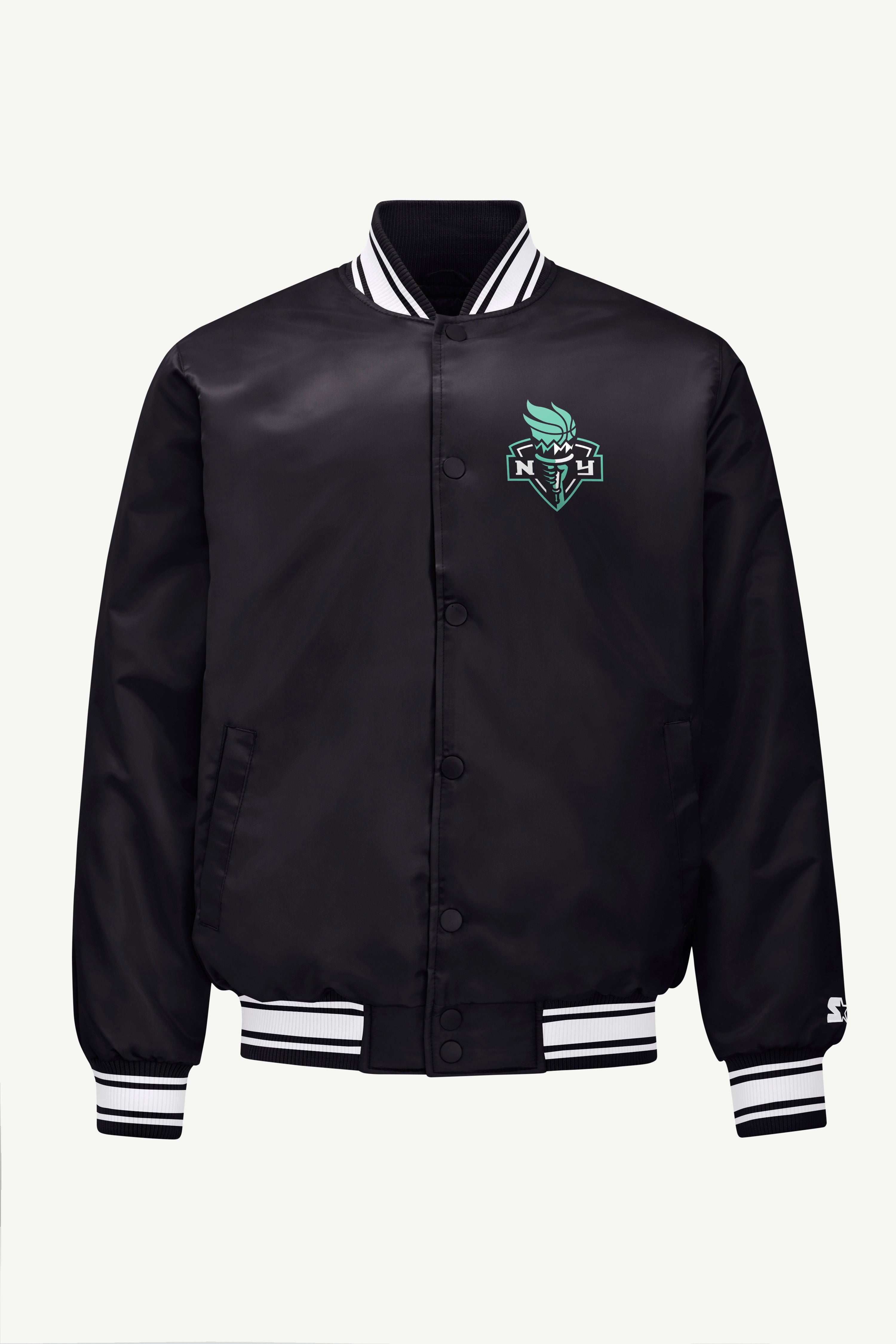 MENS WNBA NEW YORK LIBERTY VARSITY JACKET View 1 | New York Liberty MENS WNBA NEW YORK LIBERTY VARSITY JACKET View 1 | New York Liberty