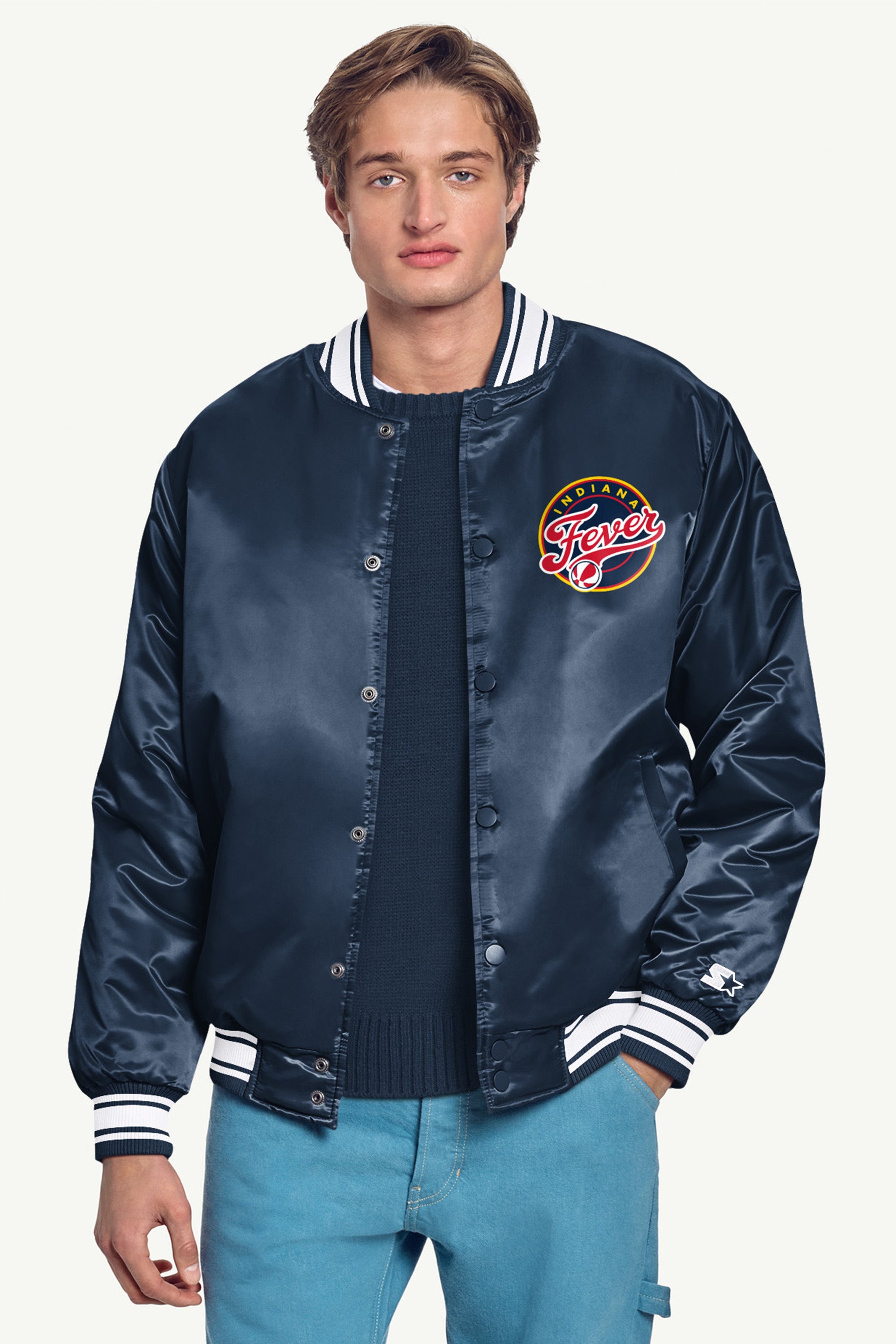 MENS WNBA INDIANA FEVER VARSITY JACKET View 3 | Indiana Fever MENS WNBA INDIANA FEVER VARSITY JACKET View 3 | Indiana Fever