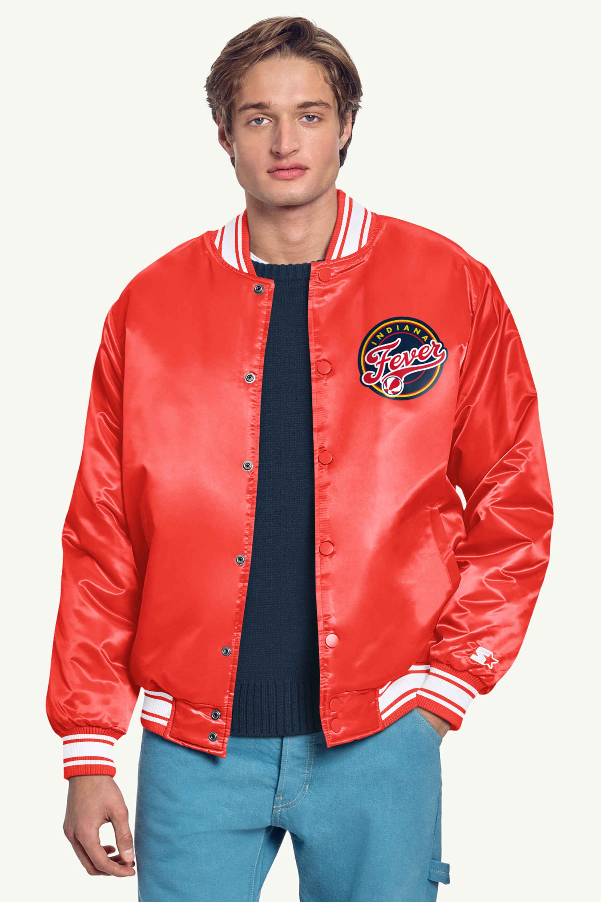 MENS WNBA INDIANA FEVER VARSITY JACKET View 3 | Indiana Fever MENS WNBA INDIANA FEVER VARSITY JACKET View 3 | Indiana Fever