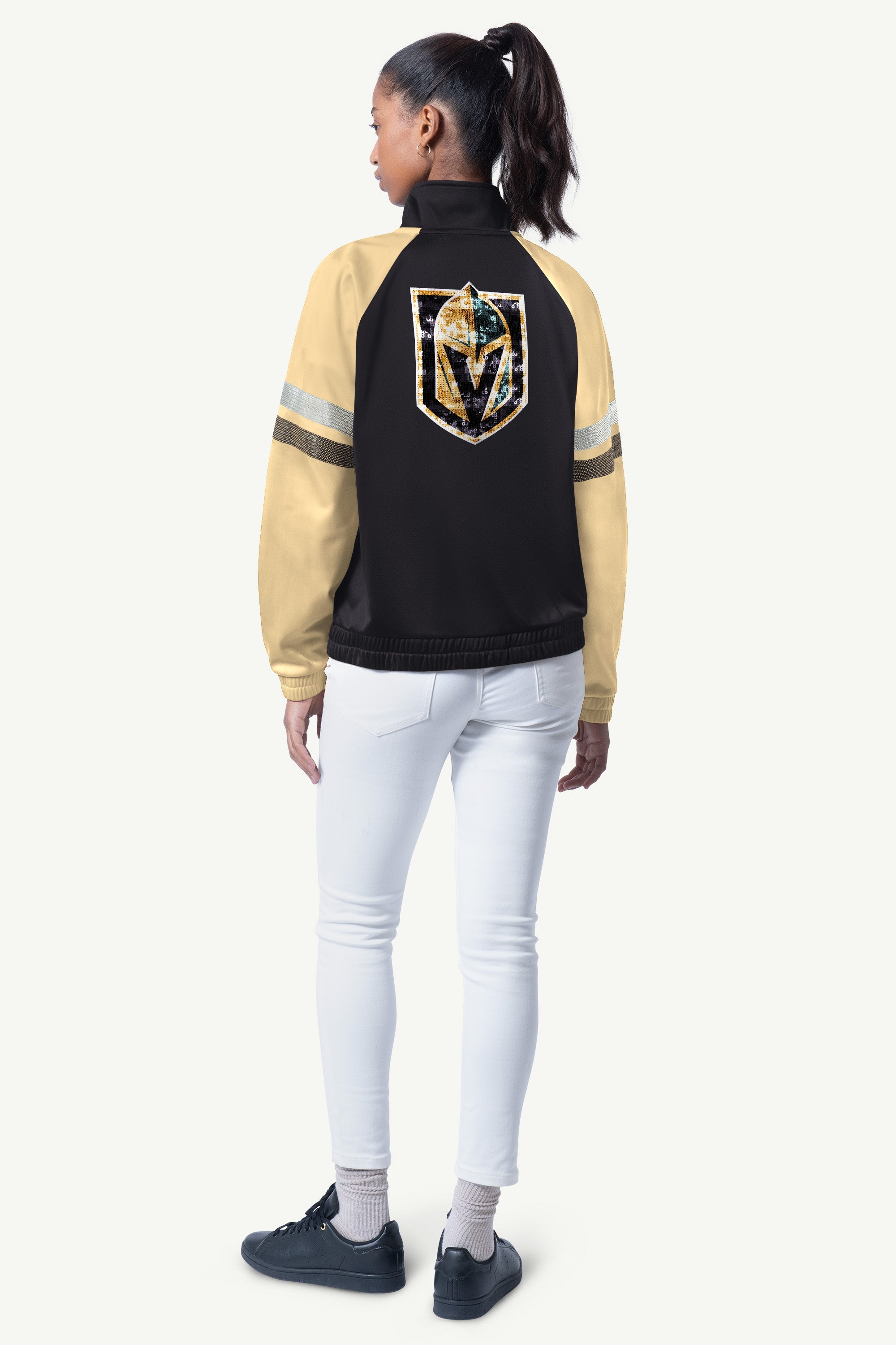 WOMENS VEGAS GOLDEN KNIGHTS FULL ZIP JACKET View 2 WOMENS VEGAS GOLDEN KNIGHTS FULL ZIP JACKET View 2