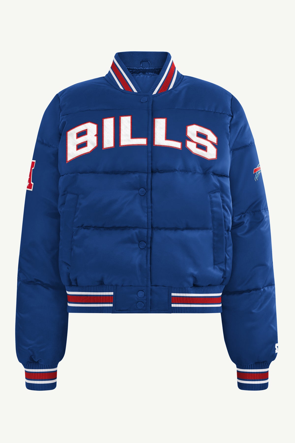WOMENS BUFFALO BILLS PUMP FAKE BUBBLE JACKET View 2 | New Arrivals WOMENS BUFFALO BILLS PUMP FAKE BUBBLE JACKET View 2 | New Arrivals