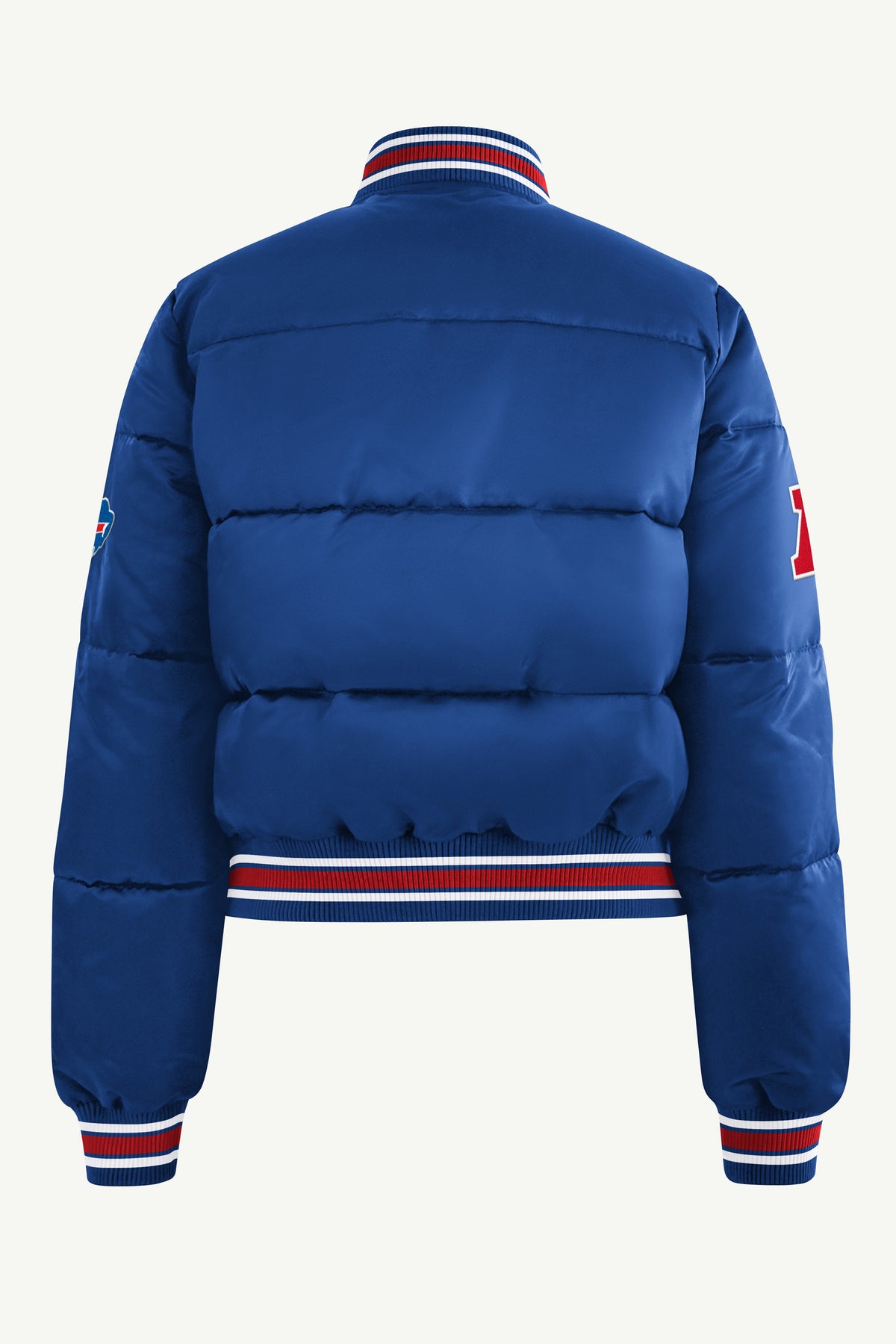 WOMENS BUFFALO BILLS PUMP FAKE BUBBLE JACKET View 3 | Women's New Arrivals WOMENS BUFFALO BILLS PUMP FAKE BUBBLE JACKET View 3 | Women's New Arrivals