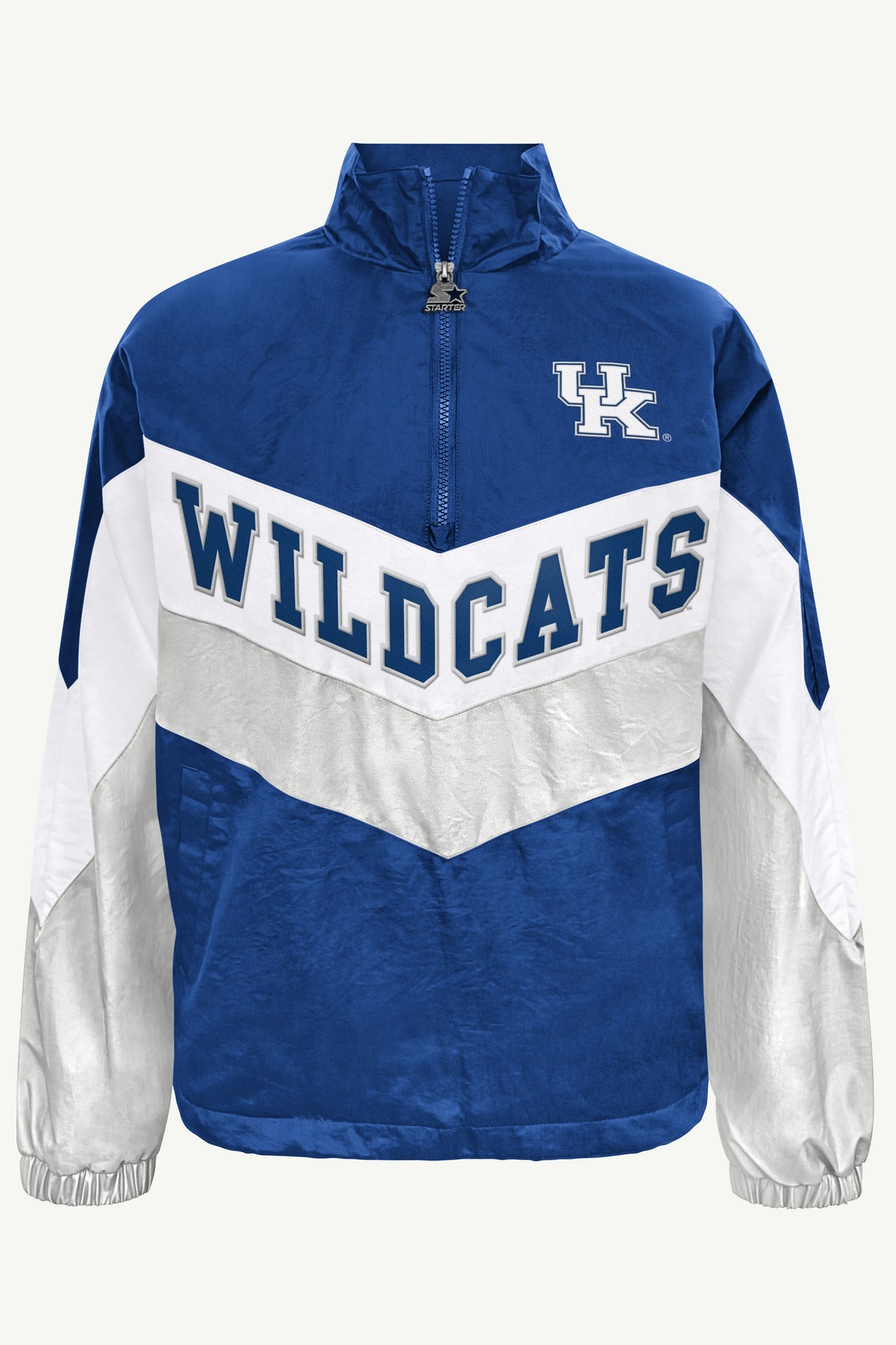 WOMENS KENTUCKY WILDCATS YARDLINE QUARTER ZIP JACKET View 2 WOMENS KENTUCKY WILDCATS YARDLINE QUARTER ZIP JACKET View 2
