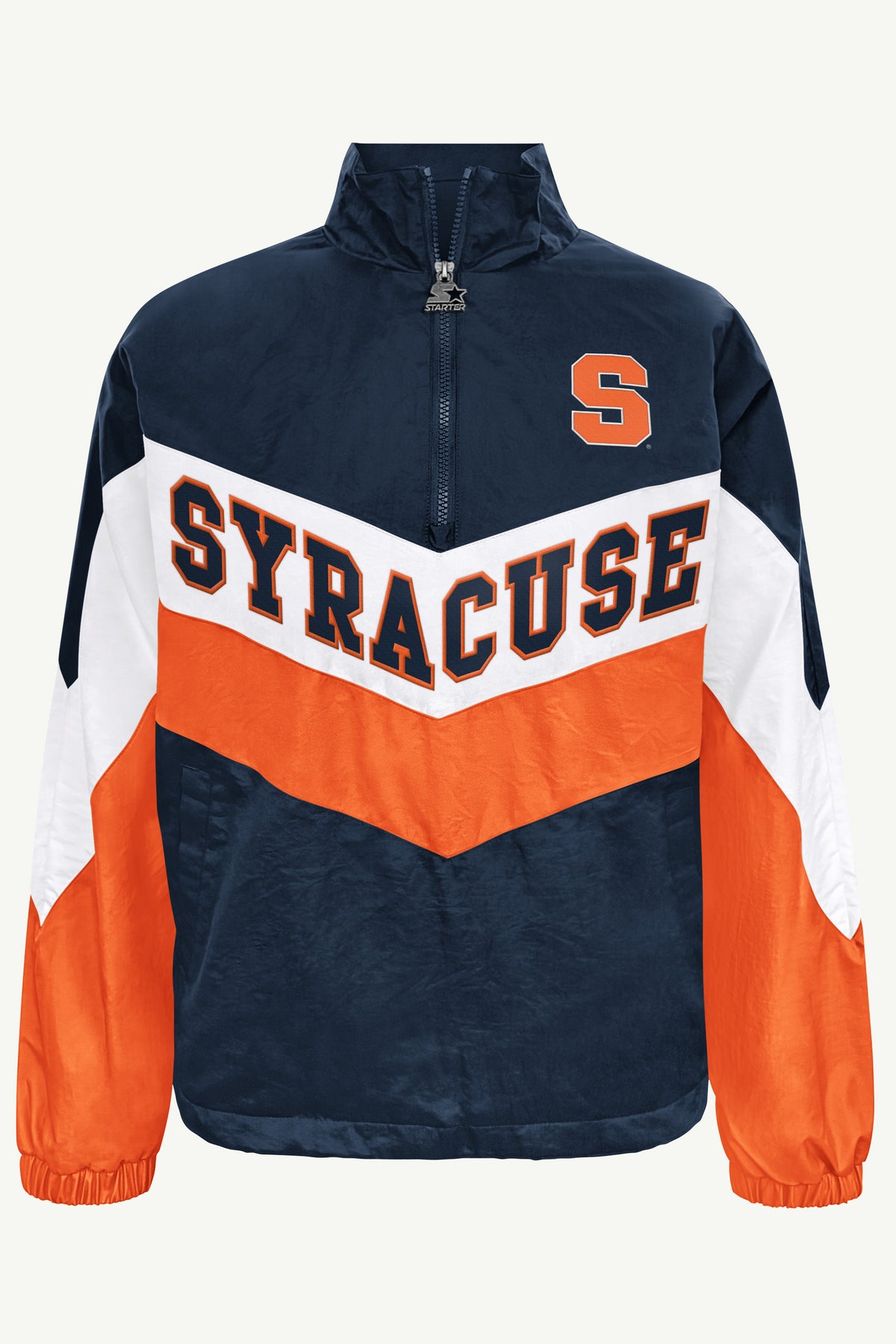 WOMENS SYRACUSE ORANGE YARDLINE QUARTER ZIP JACKET View 2 WOMENS SYRACUSE ORANGE YARDLINE QUARTER ZIP JACKET View 2
