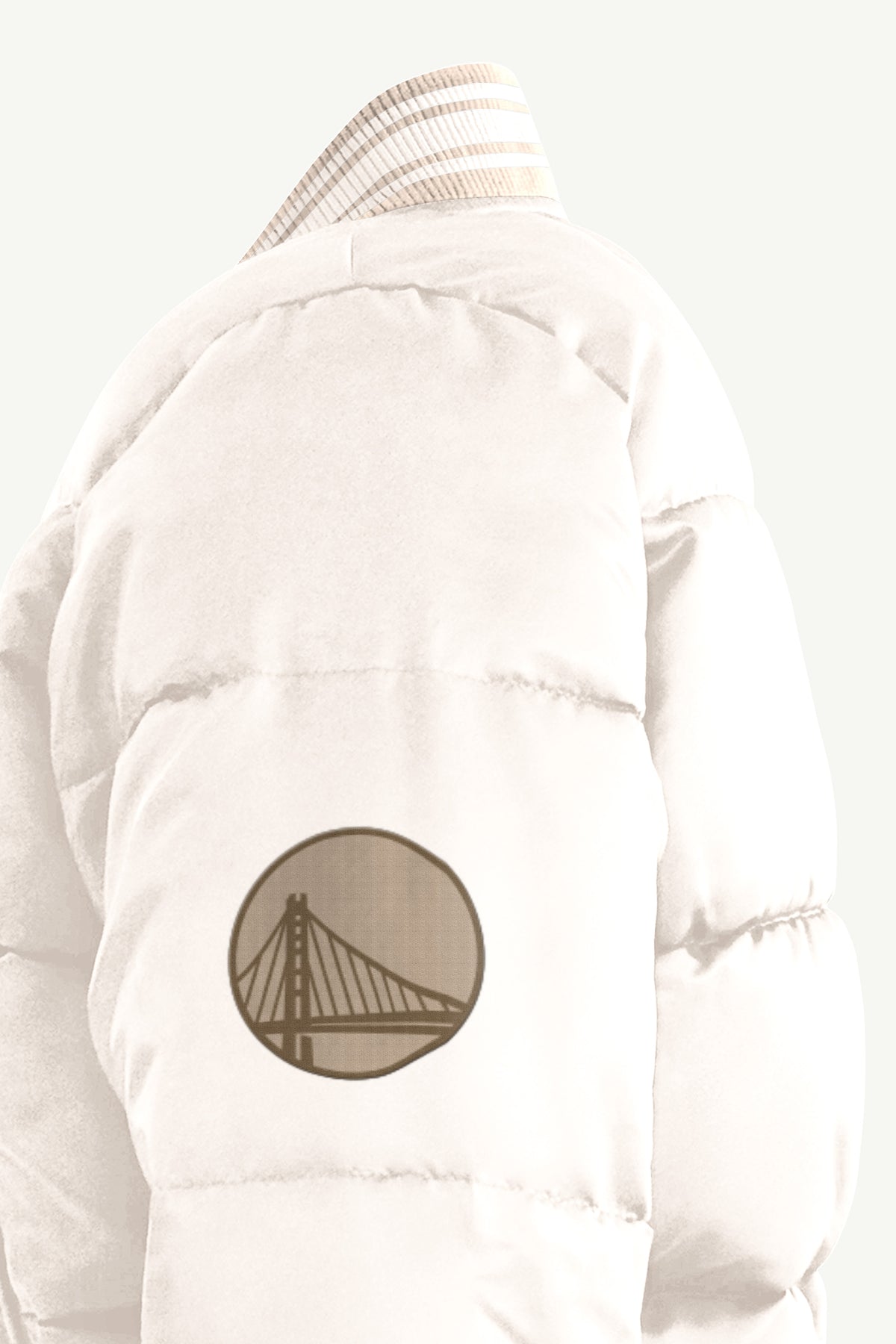 WOMENS GOLDEN STATE WARRIORS PUMP FAKE JACKET View 4 WOMENS GOLDEN STATE WARRIORS PUMP FAKE JACKET View 4