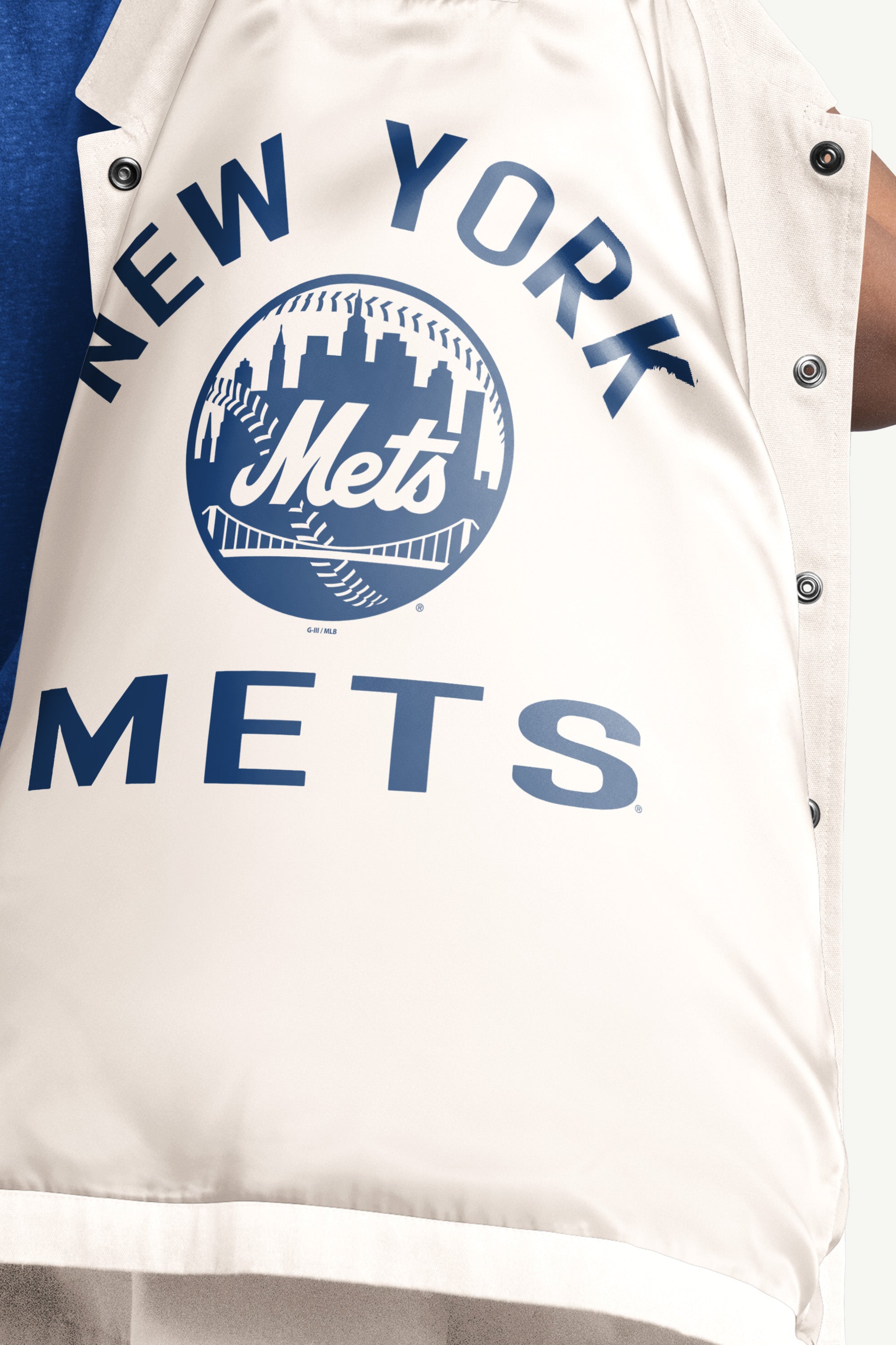 WOMENS NEW YORK METS COACHES JACKET View 3 WOMENS NEW YORK METS COACHES JACKET View 3